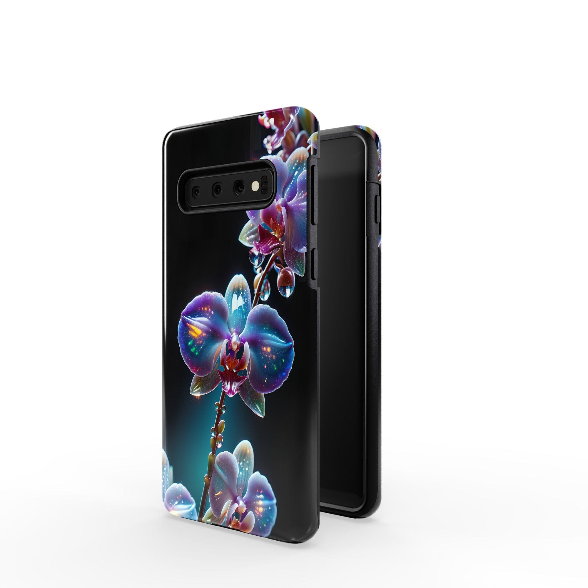 Silent Symphony | Crystal Flower Orchid Samsung Case for Galaxy S10