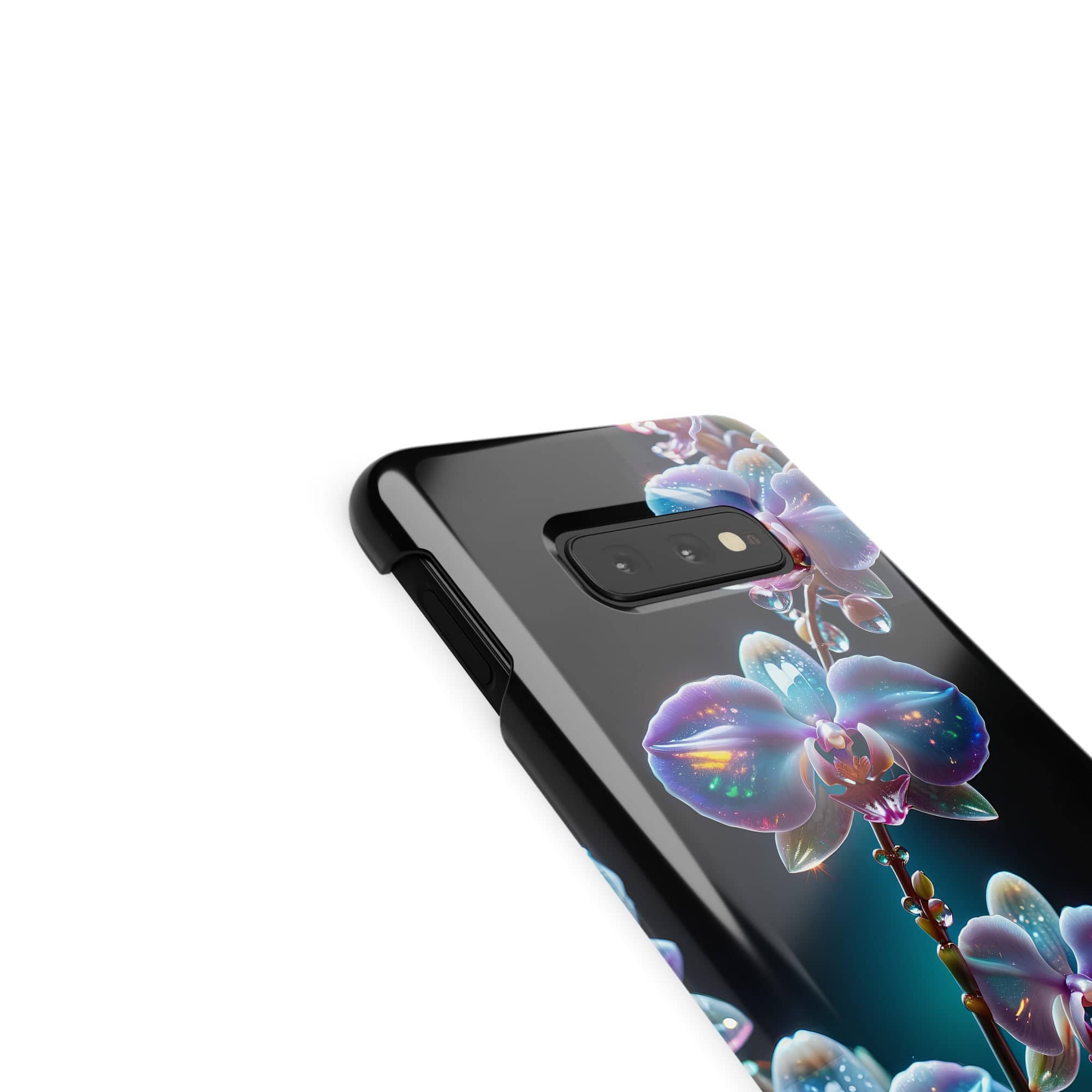 Silent Symphony | Crystal Flower Orchid Samsung Case for Galaxy S10e