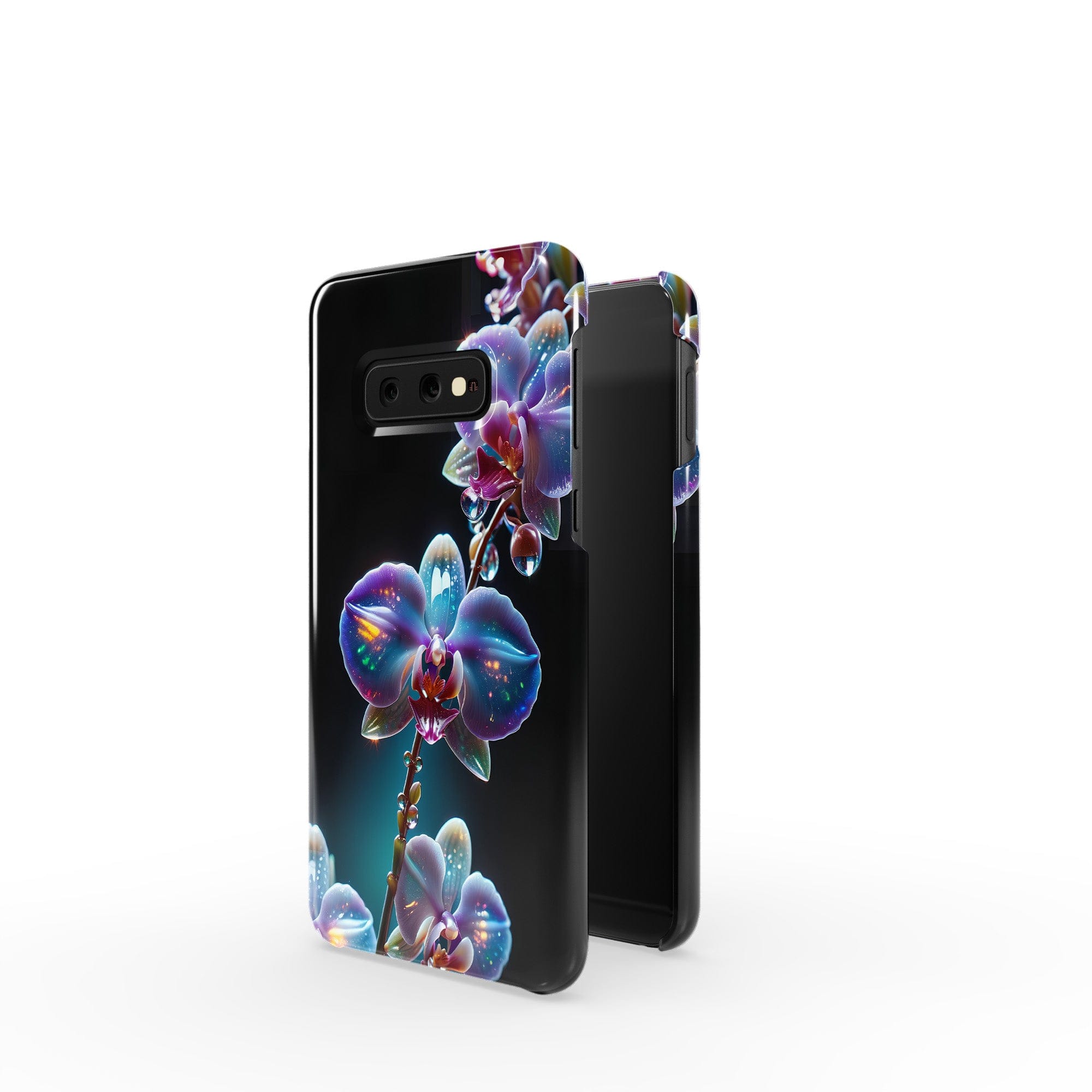 Silent Symphony | Crystal Flower Orchid Samsung Case for Galaxy S10e