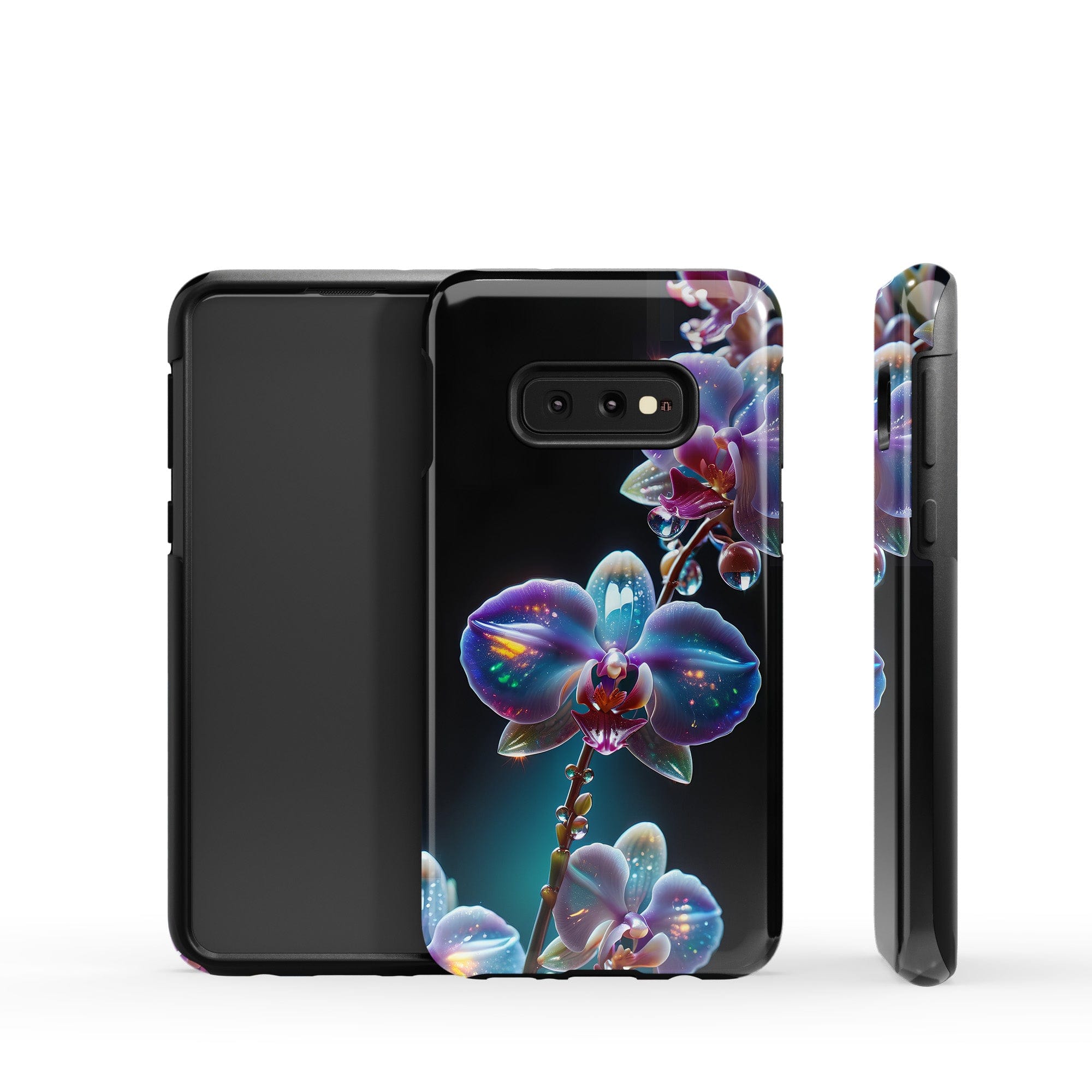 Silent Symphony | Crystal Flower Orchid Samsung Case for Galaxy S10e