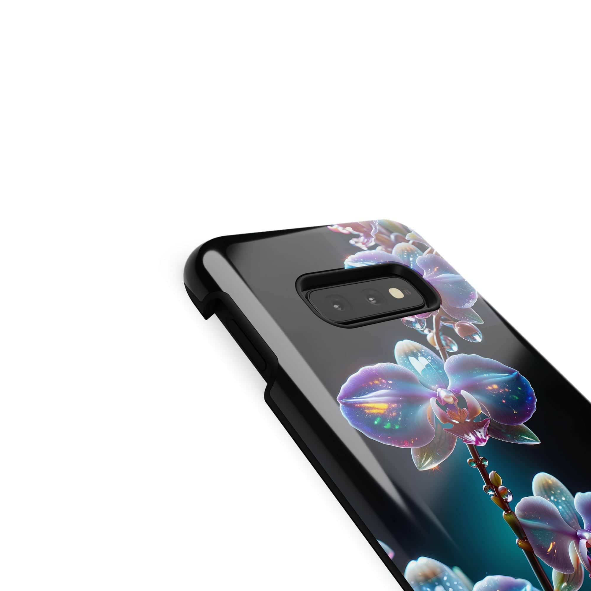 Silent Symphony | Crystal Flower Orchid Samsung Case for Galaxy S10e