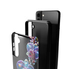 Silent Symphony | Crystal Flower Orchid Samsung Case for Galaxy S21