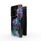 Silent Symphony | Crystal Flower Orchid Samsung Case for Galaxy S21 Ultra