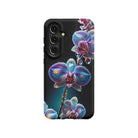 Silent Symphony | Crystal Flower Orchid Samsung Case for Galaxy S24