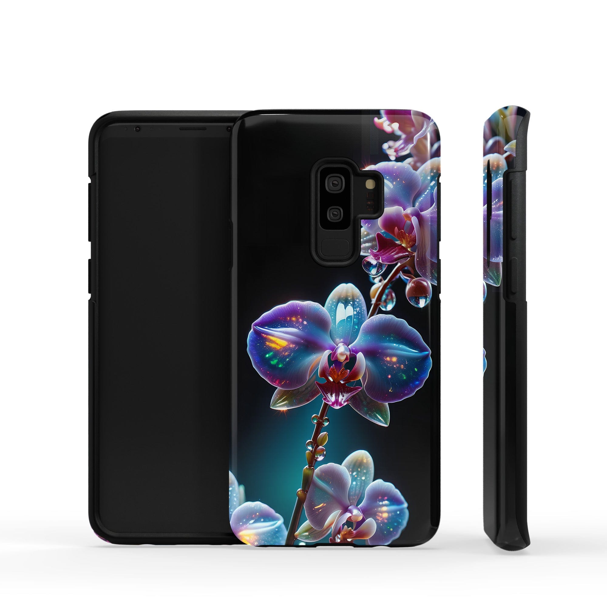 Silent Symphony | Crystal Flower Orchid Samsung Case for Galaxy S9 Plus