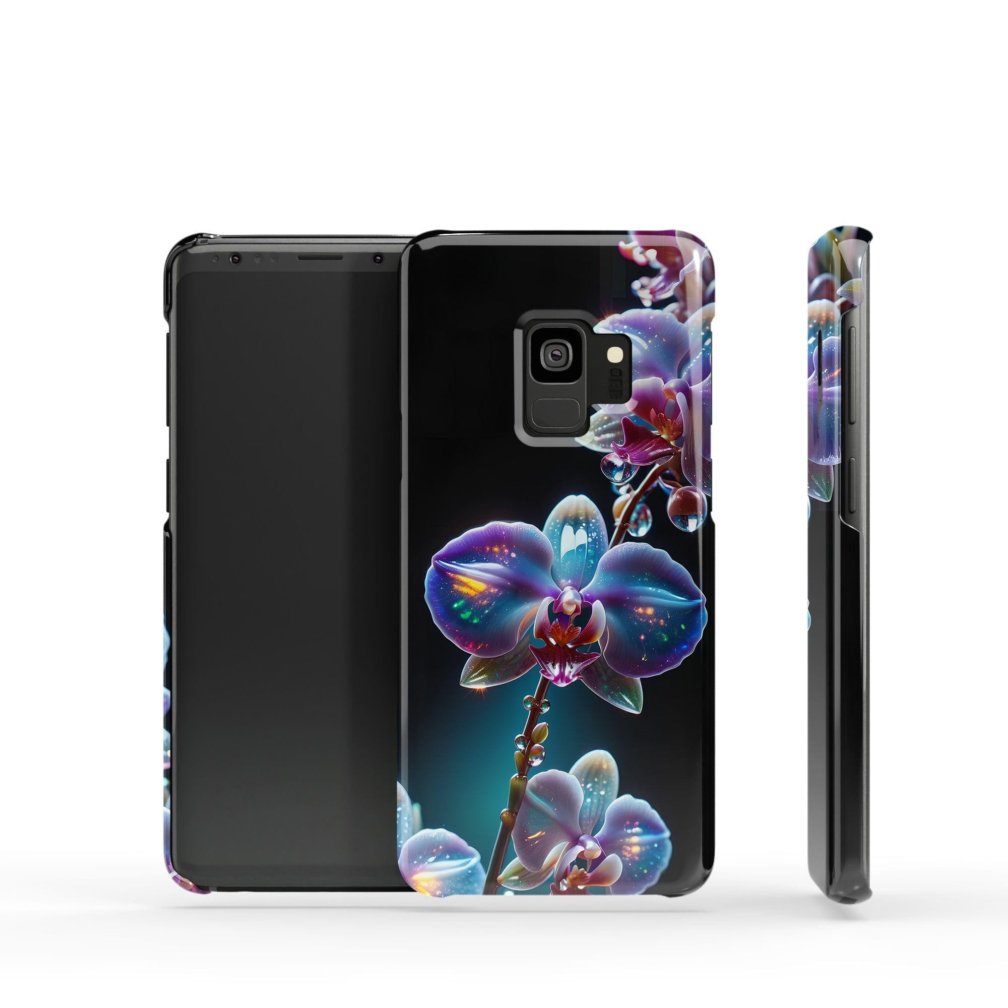 Silent Symphony | Crystal Flower Orchid Samsung Case for Galaxy S9 Plus