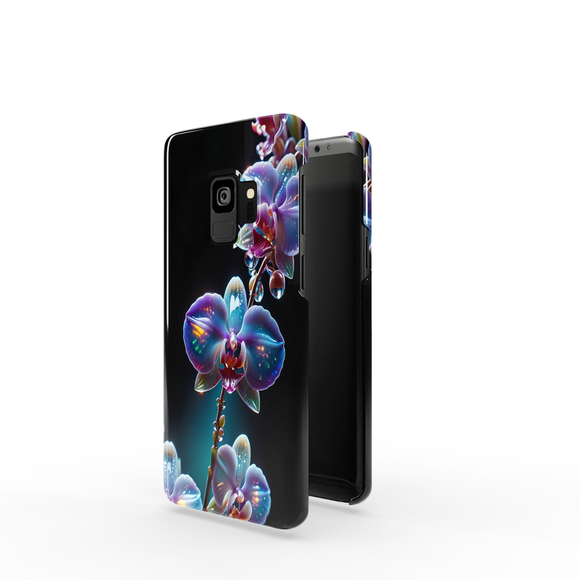 Silent Symphony | Crystal Flower Orchid Samsung Case for Galaxy S9 Plus