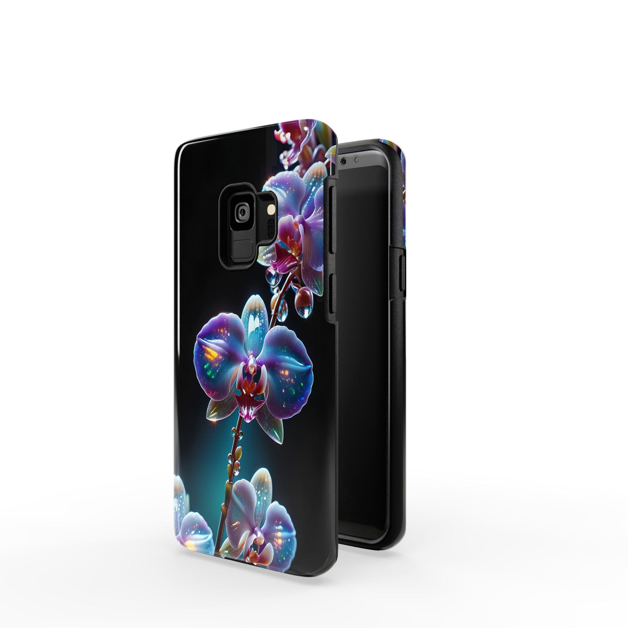 Silent Symphony | Crystal Flower Orchid Samsung Case for Galaxy S9 Plus