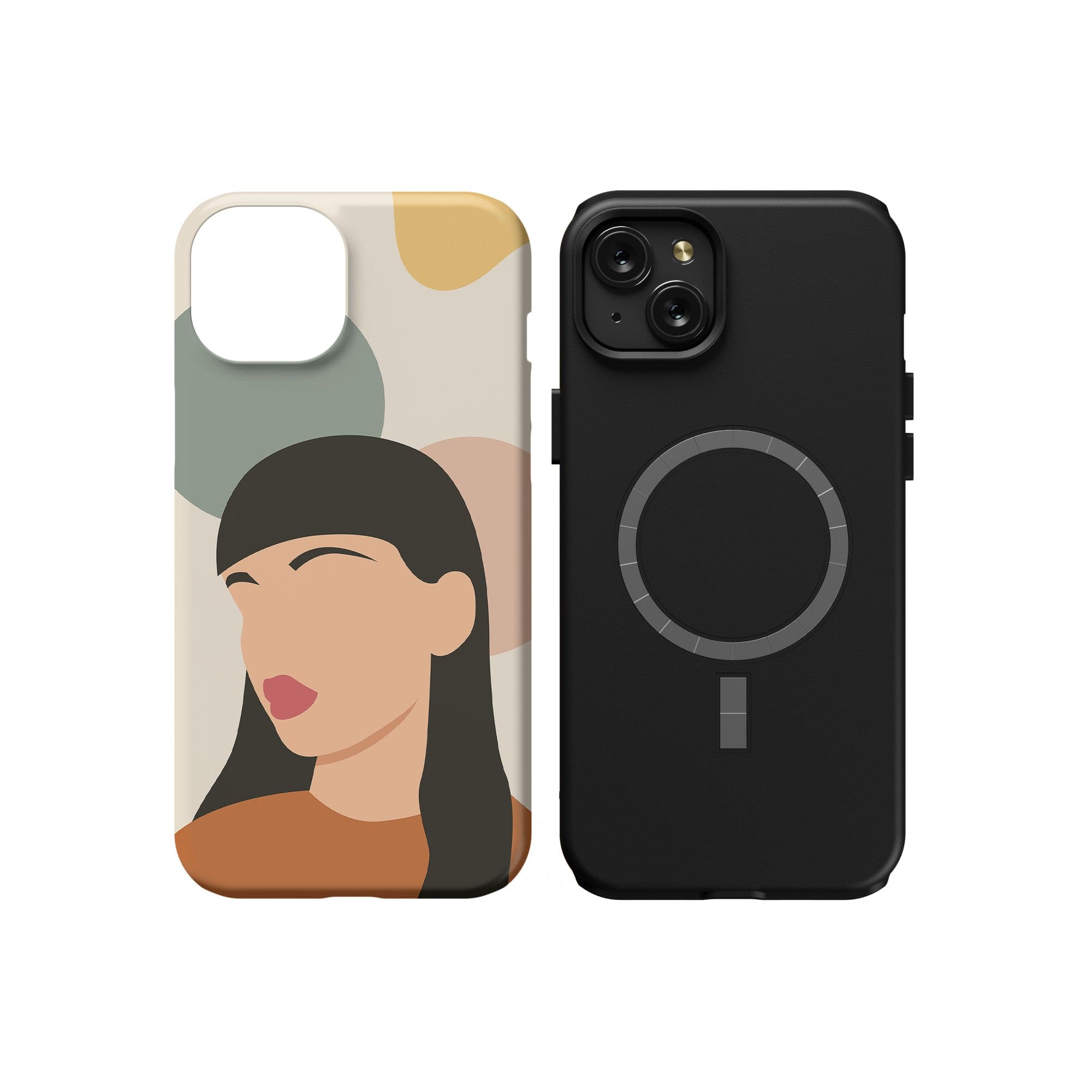 Simply Surreal | Abstract Woman Painting Case for iPhone 15 Plus