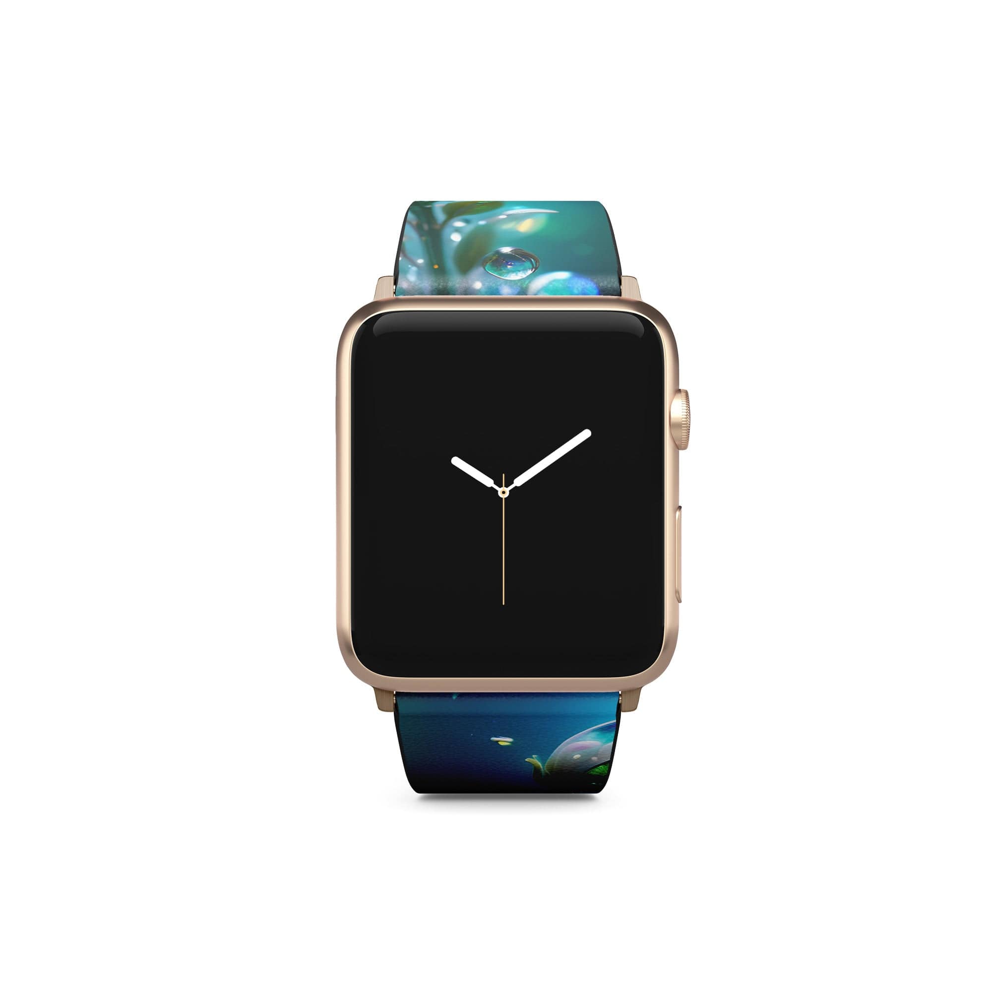 Stardust Whispers | Crystal Flower Jasmine Apple Watch Band in Gold