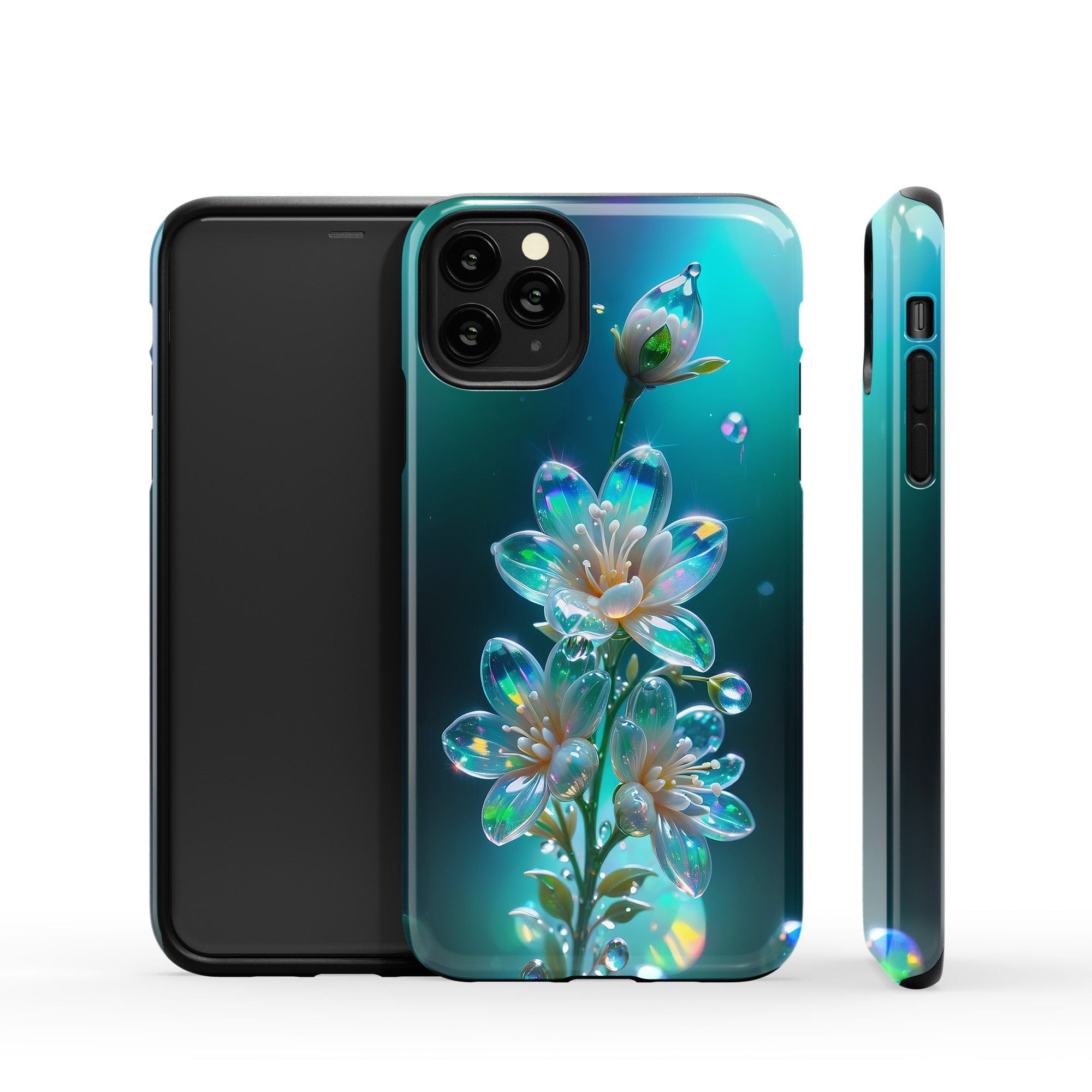 Stardust Whispers | Crystal Flower Jasmine Case for iPhone 11 Pro Max