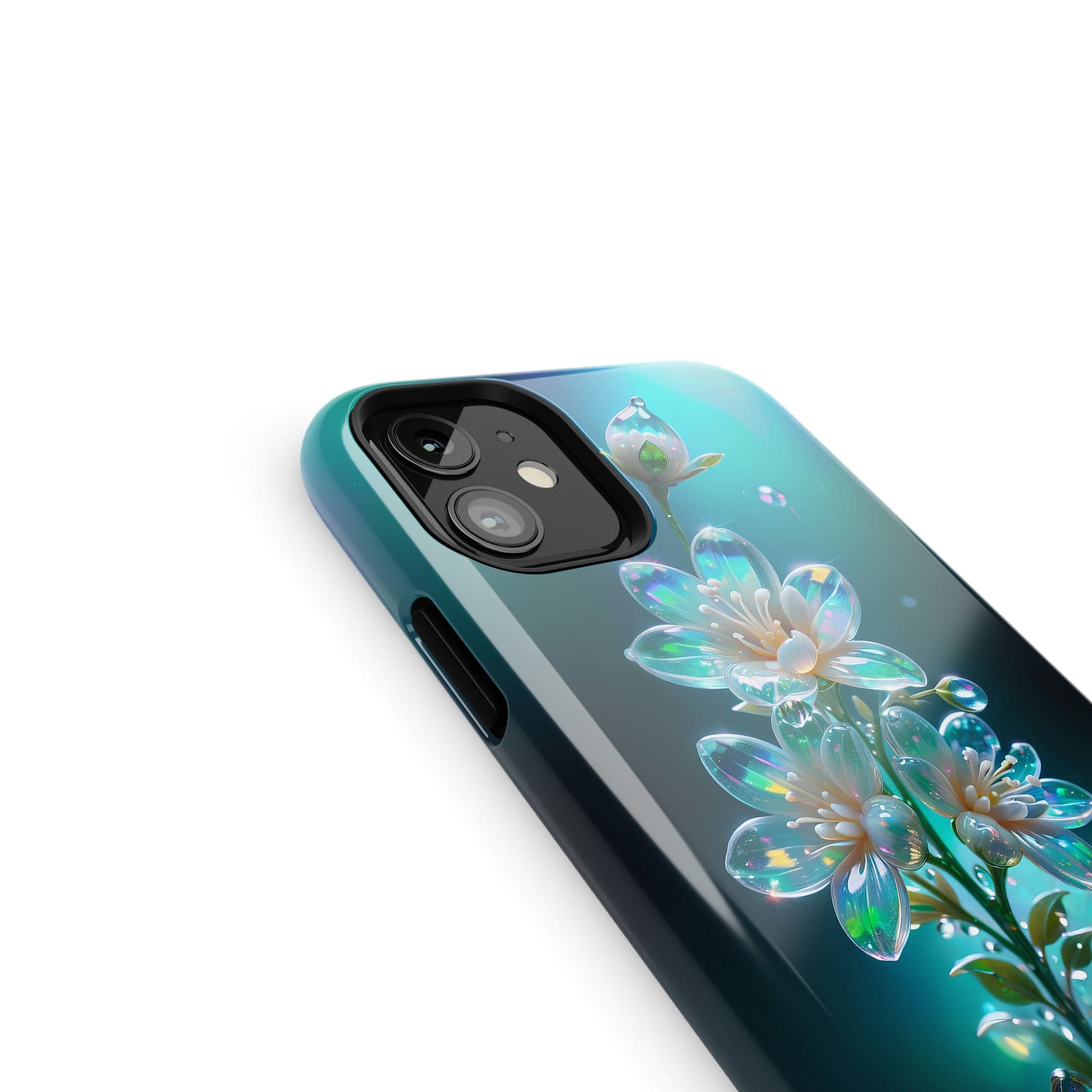 Stardust Whispers | Crystal Flower Jasmine Case for iPhone 11