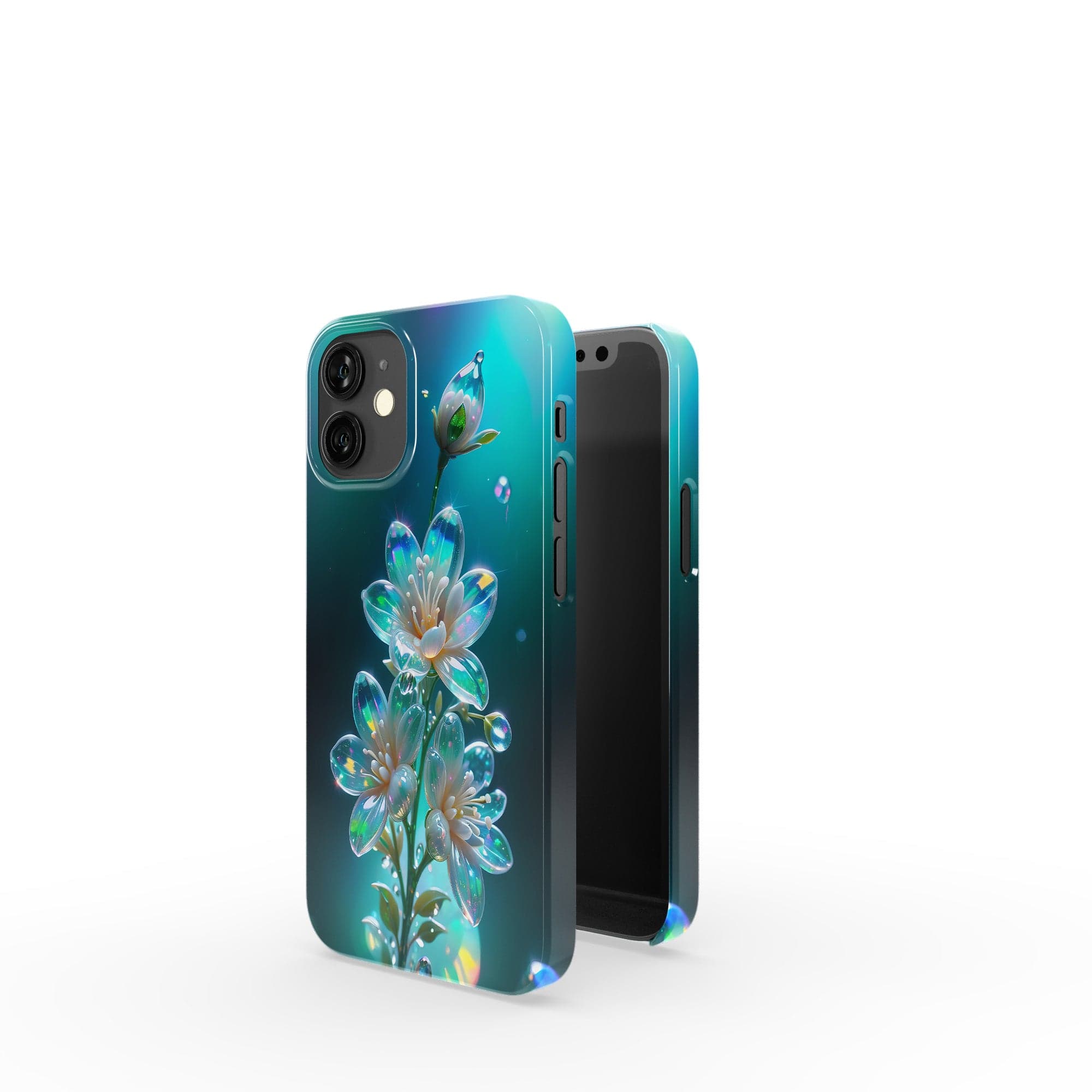 Stardust Whispers | Crystal Flower Jasmine Case for iPhone 12 Mini