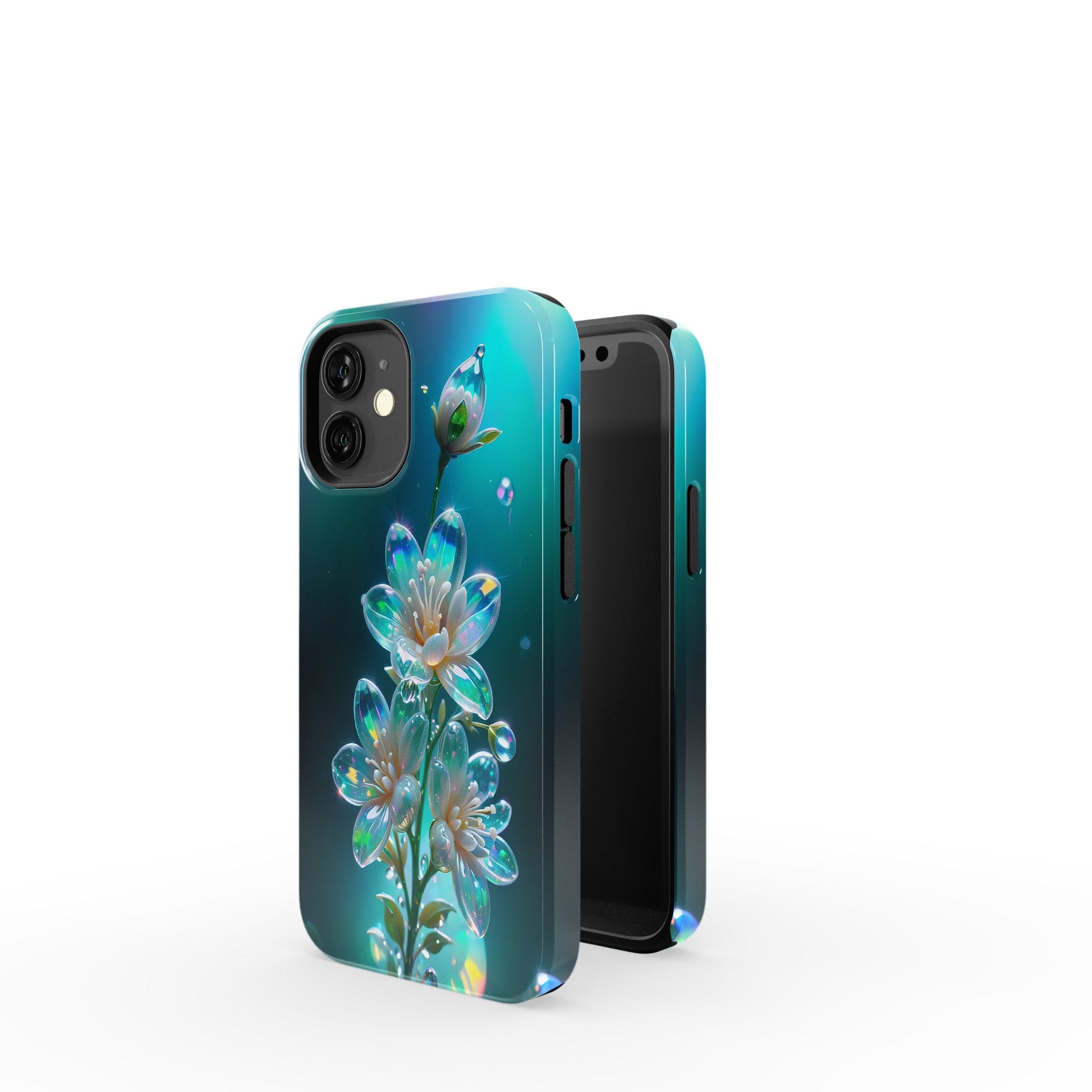 Stardust Whispers | Crystal Flower Jasmine Case for iPhone 12 Mini