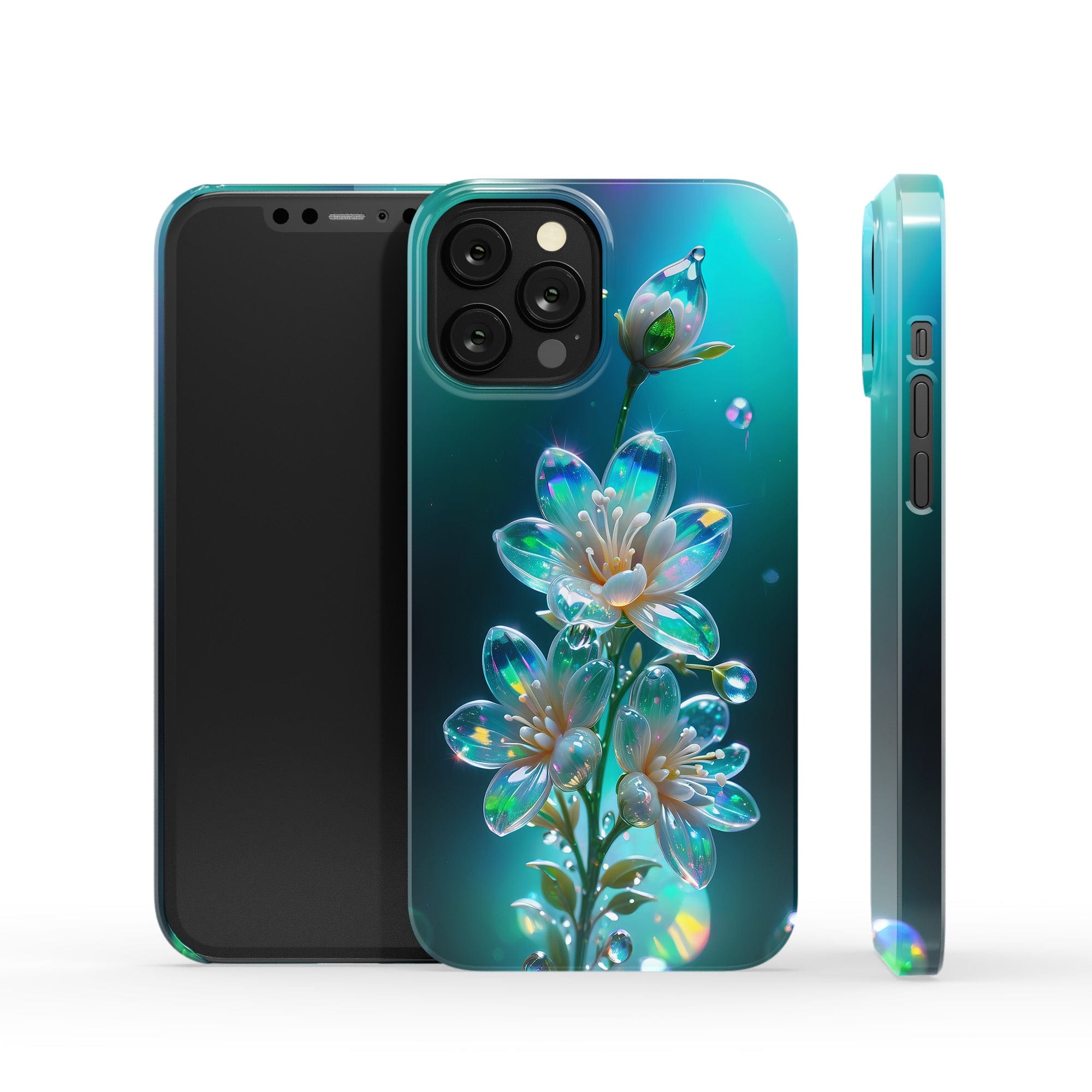 Stardust Whispers | Crystal Flower Jasmine Case for iPhone 12 Pro Max