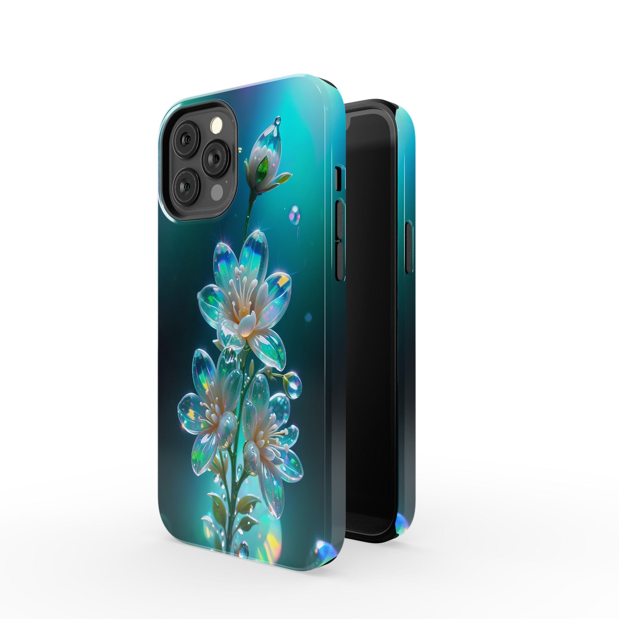 Stardust Whispers | Crystal Flower Jasmine Case for iPhone 12 Pro Max