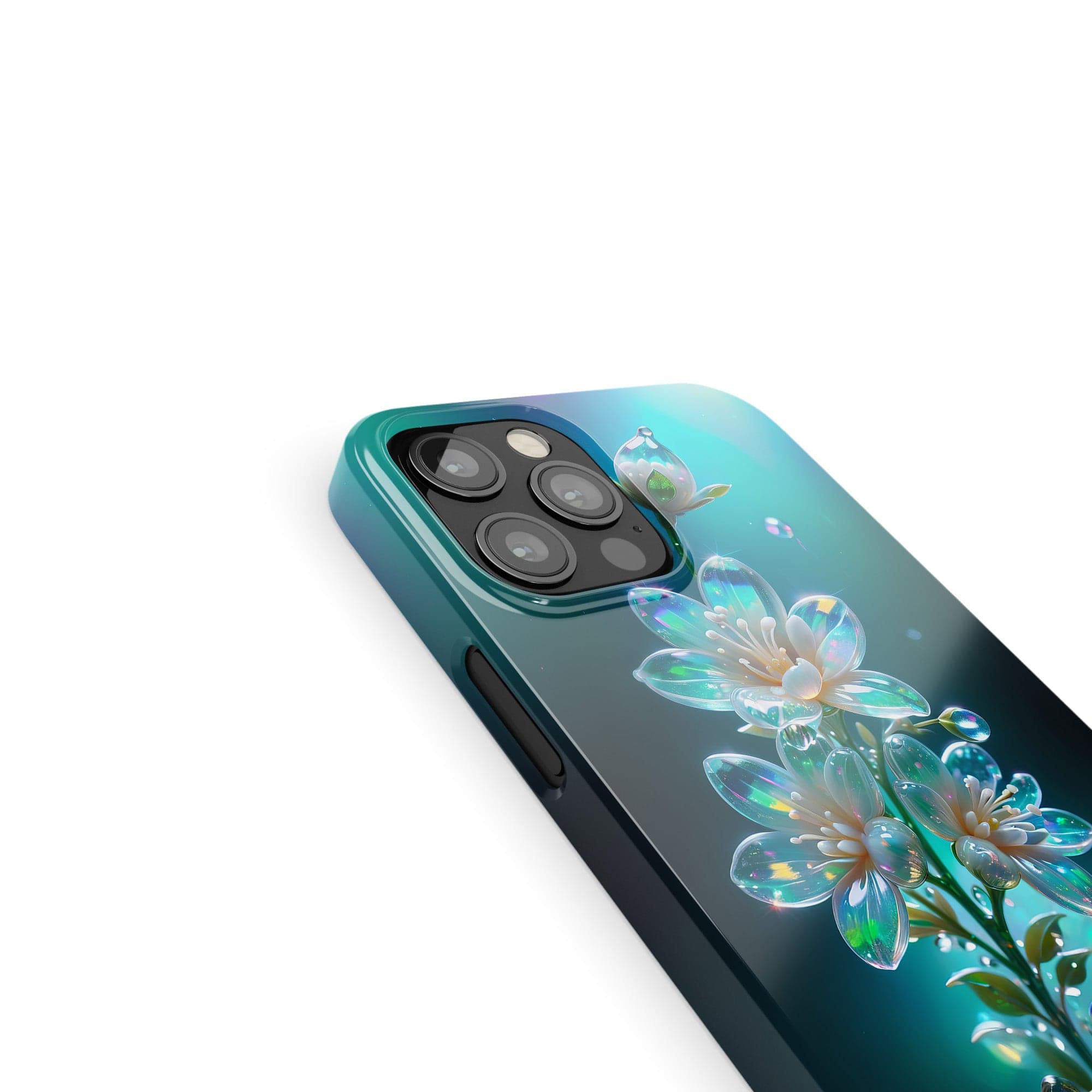 Stardust Whispers | Crystal Flower Jasmine Case for iPhone 12 Pro