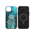 Stardust Whispers | Crystal Flower Jasmine Case for iPhone 15 Plus