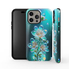 Stardust Whispers | Crystal Flower Jasmine Case for iPhone 14 Pro Max