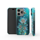 Stardust Whispers | Crystal Flower Jasmine Case for iPhone 14 Pro