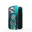 Stardust Whispers | Crystal Flower Jasmine Case for iPhone 14 Pro