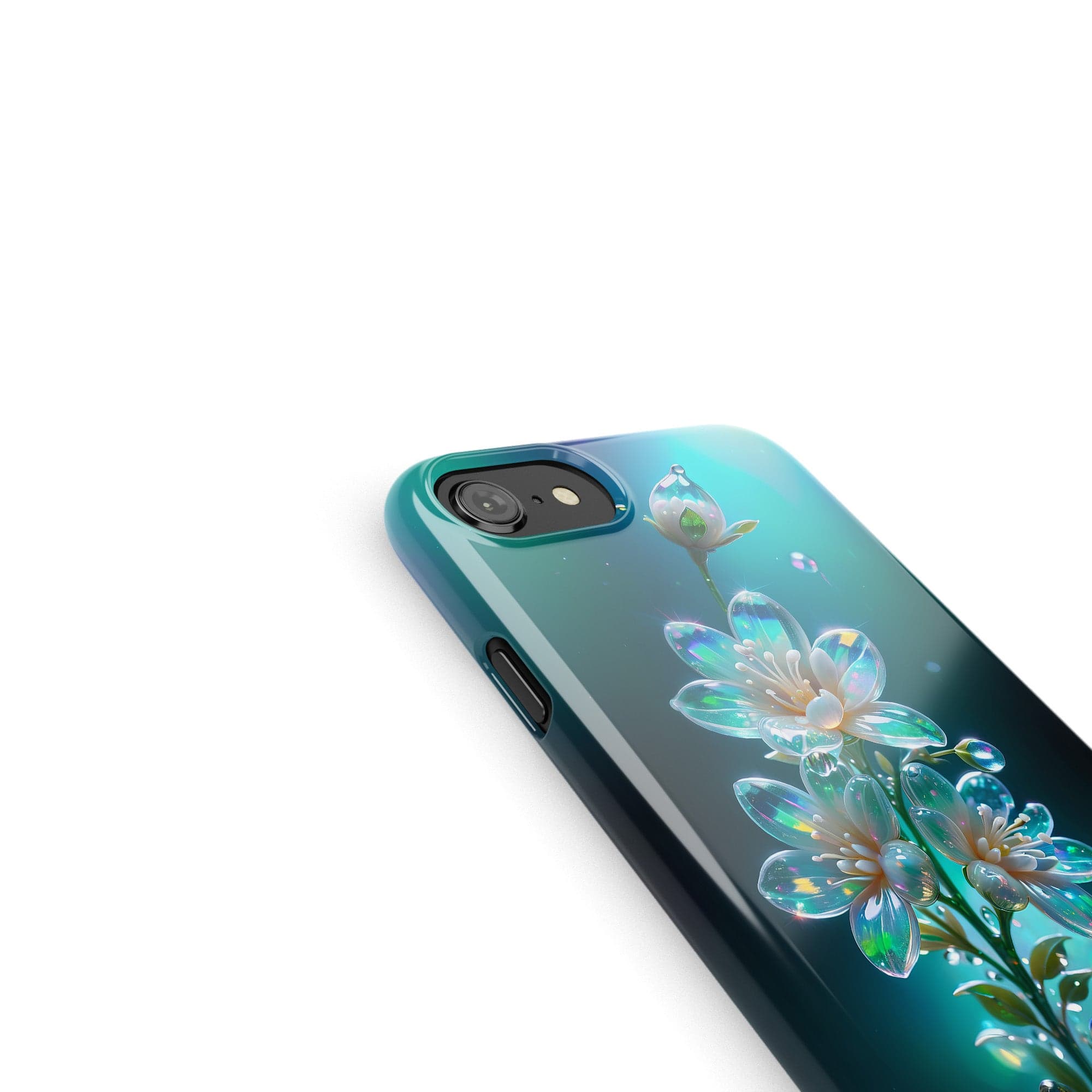 Stardust Whispers | Crystal Flower Jasmine Case for iPhone SE