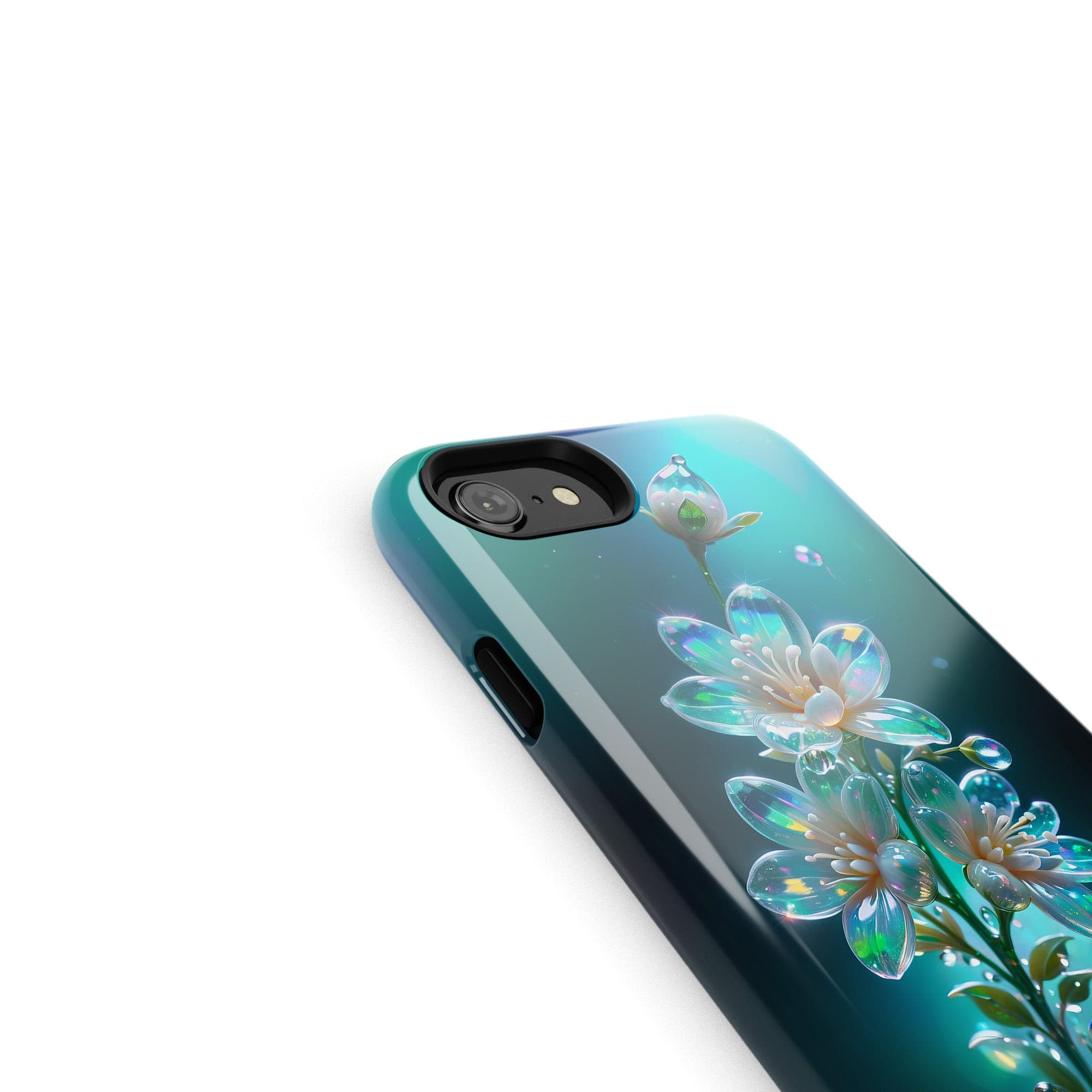 Stardust Whispers | Crystal Flower Jasmine Case for iPhone SE