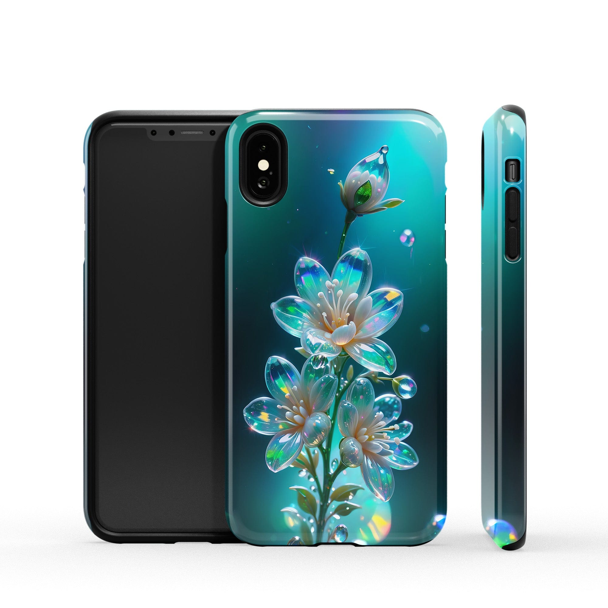 Stardust Whispers | Crystal Flower Jasmine Case for iPhone XS Max