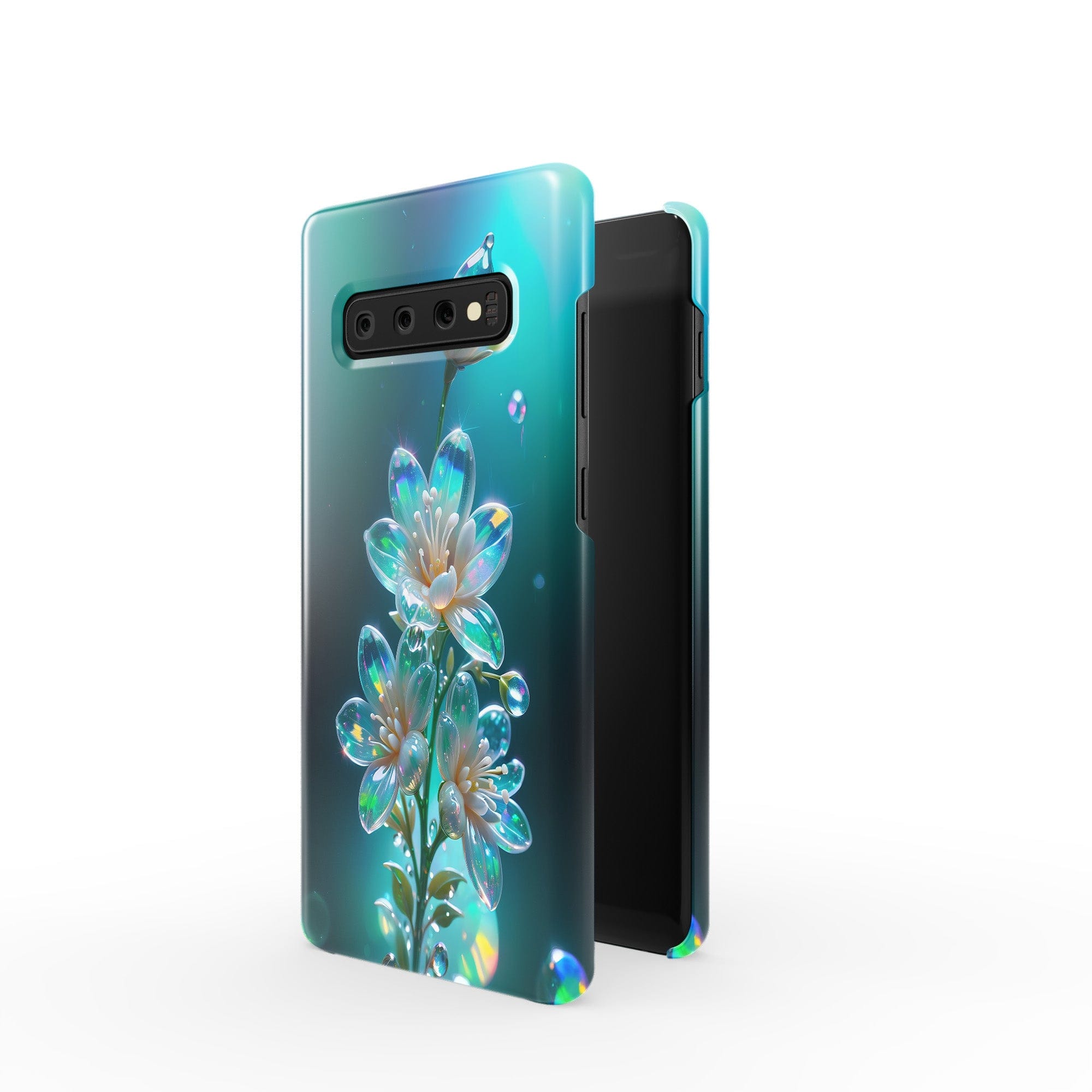 Stardust Whispers | Crystal Flower Jasmine Samsung Case for Galaxy S10 Plus