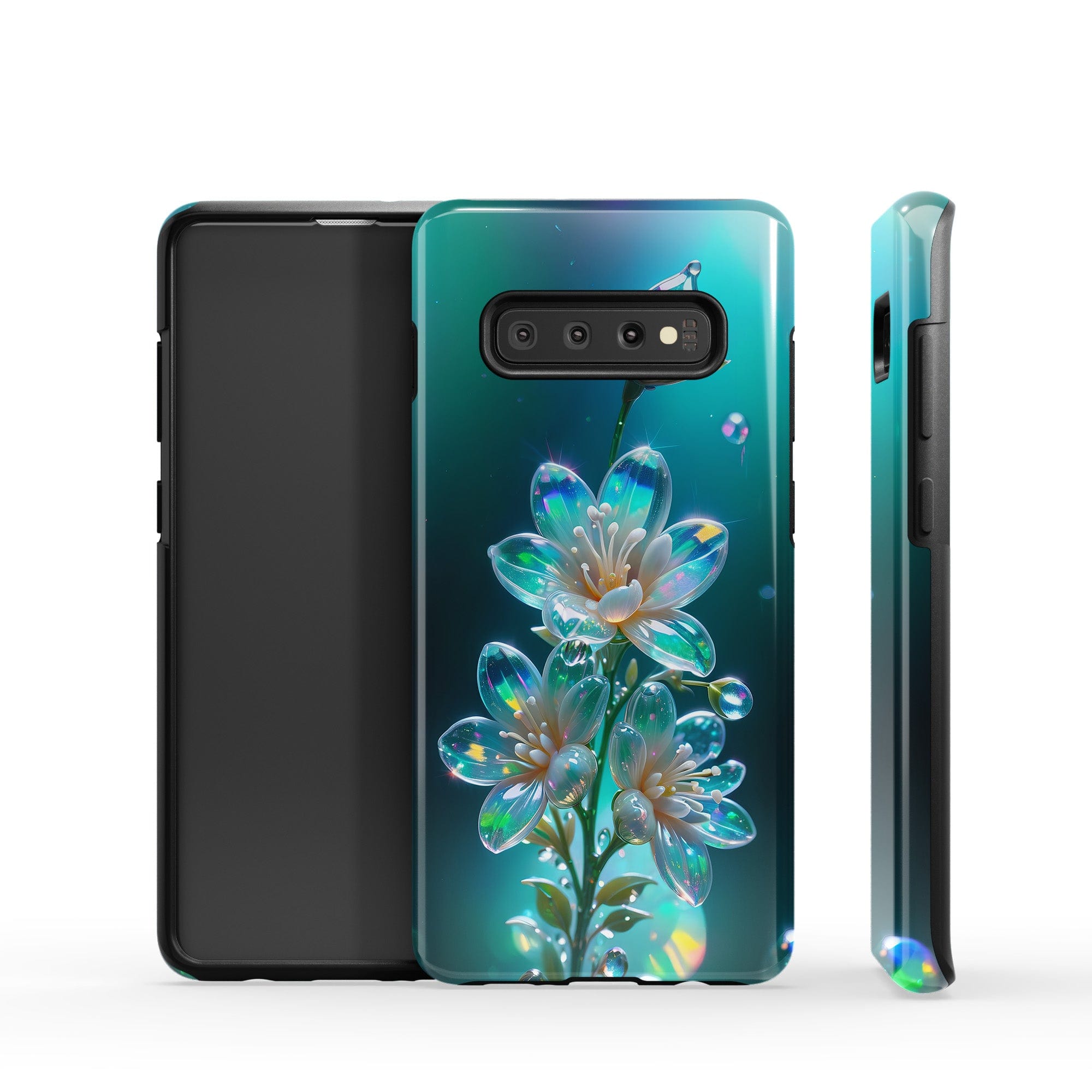 Stardust Whispers | Crystal Flower Jasmine Samsung Case for Galaxy S10 Plus