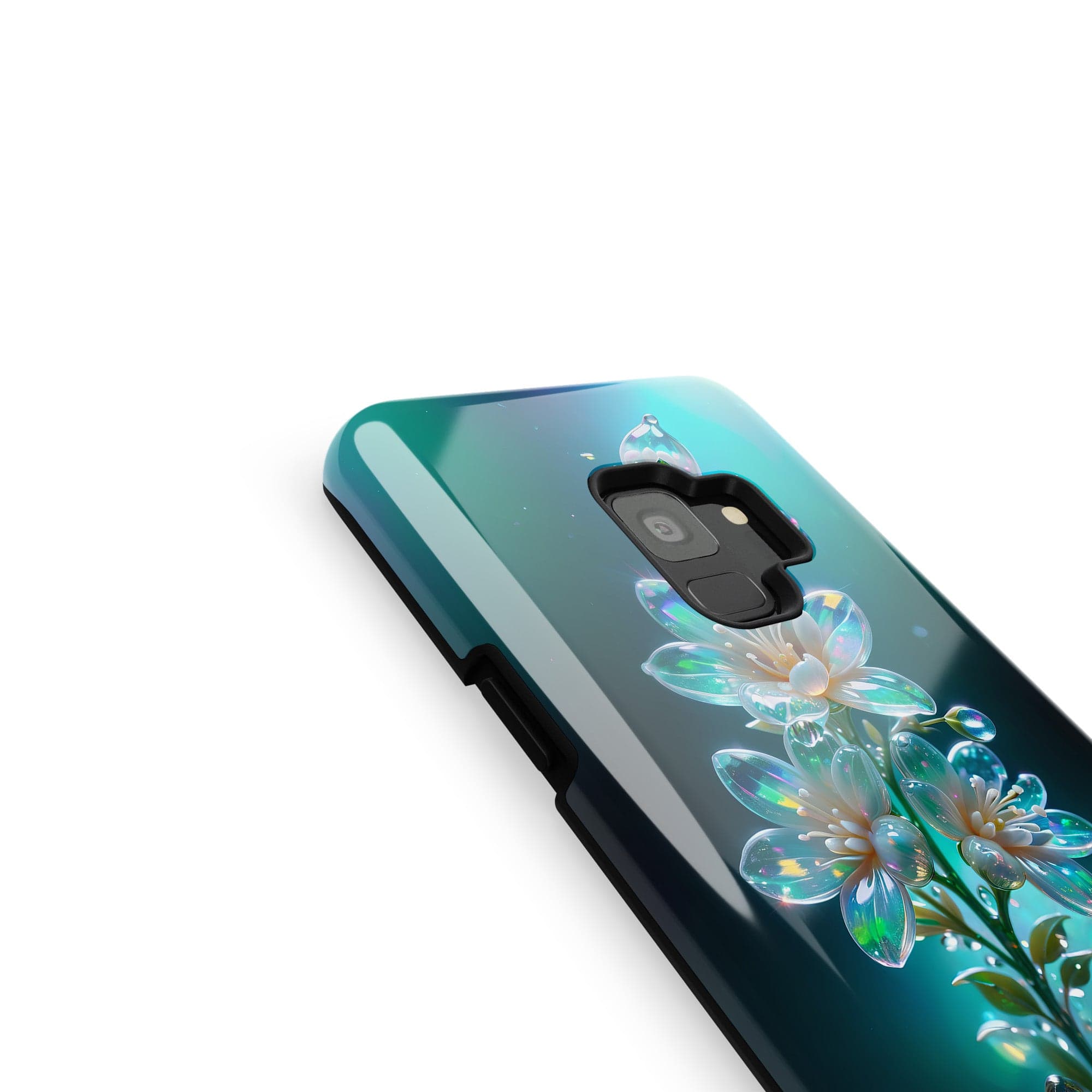 Stardust Whispers | Crystal Flower Jasmine Samsung Case for Galaxy S9 Plus