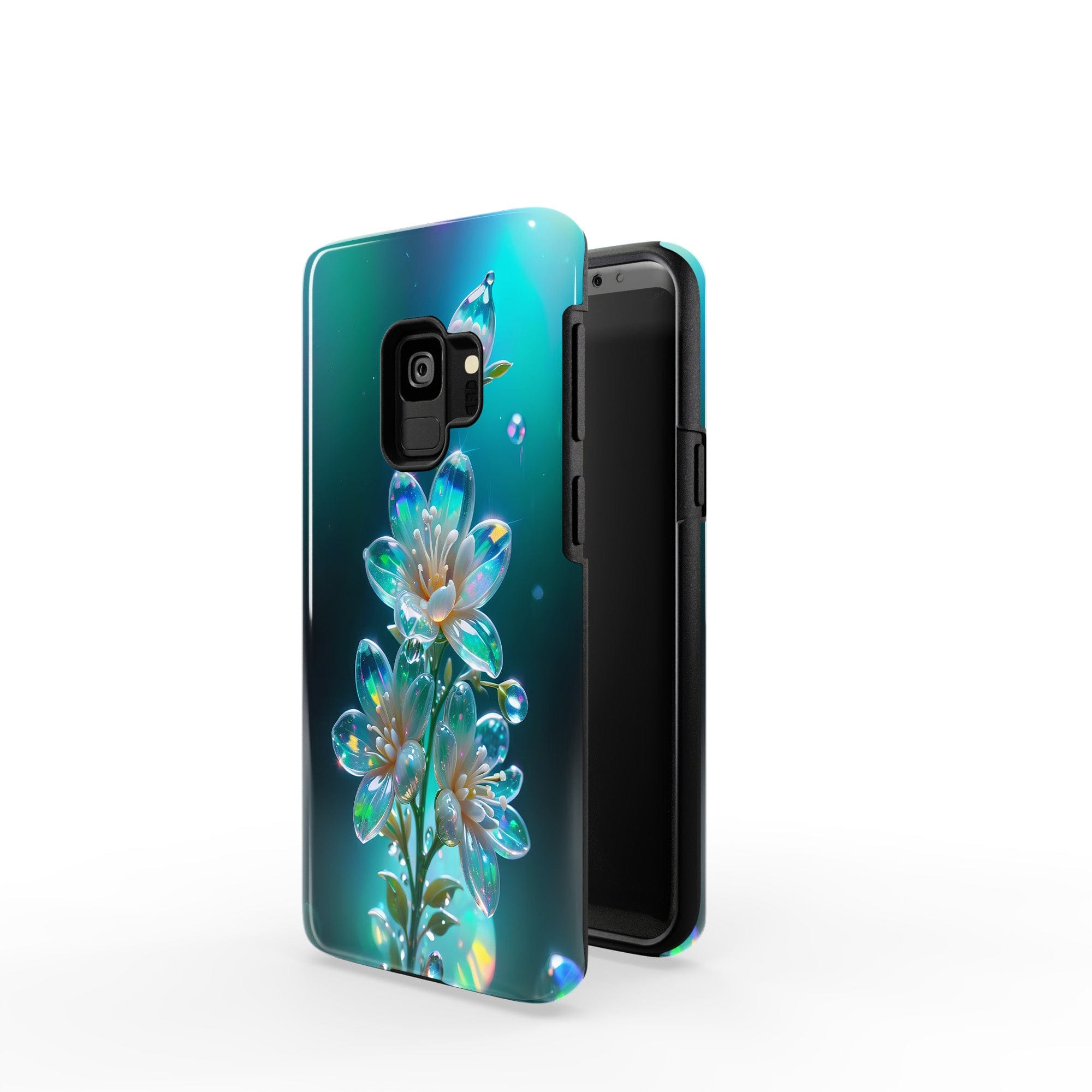 Stardust Whispers | Crystal Flower Jasmine Samsung Case for Galaxy S9 Plus