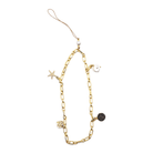 Starry Love Pearl Gold Phone Charm