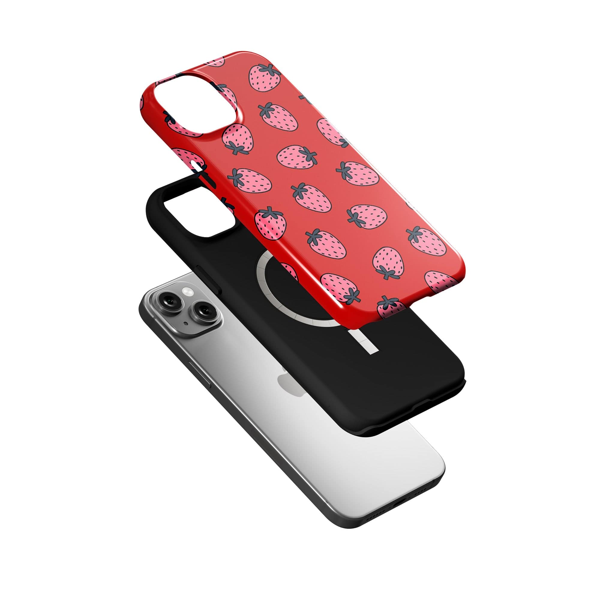 Strawberry Fields | Strawberry Case for iPhone 15 Plus