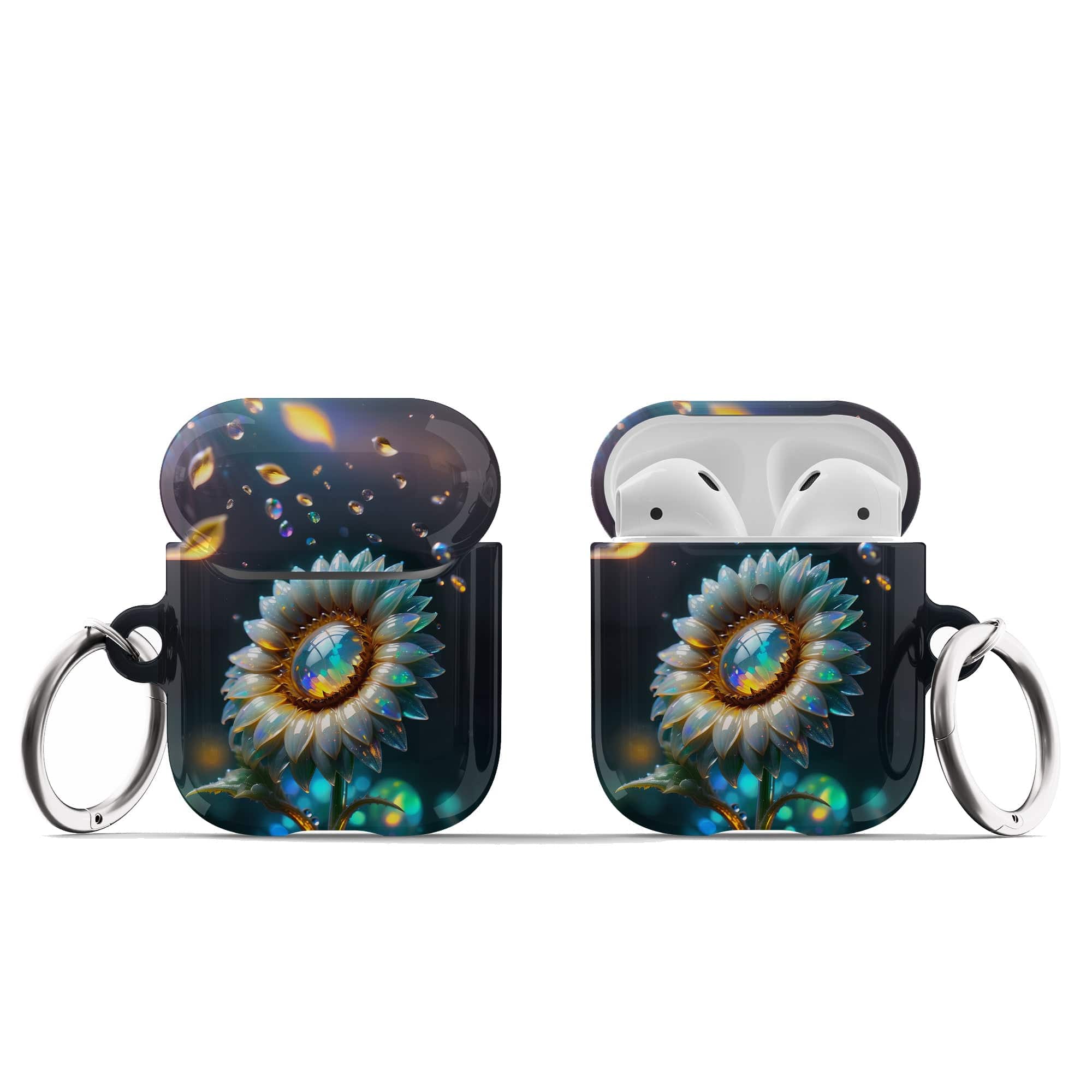 Sunshower | Crystal Flower Sunflower Apple AirPods Case for Apple AirPods 1&2