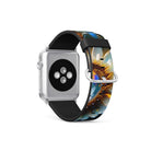 Sunshower | Crystal Flower Sunflower Apple Watch Band in Silver