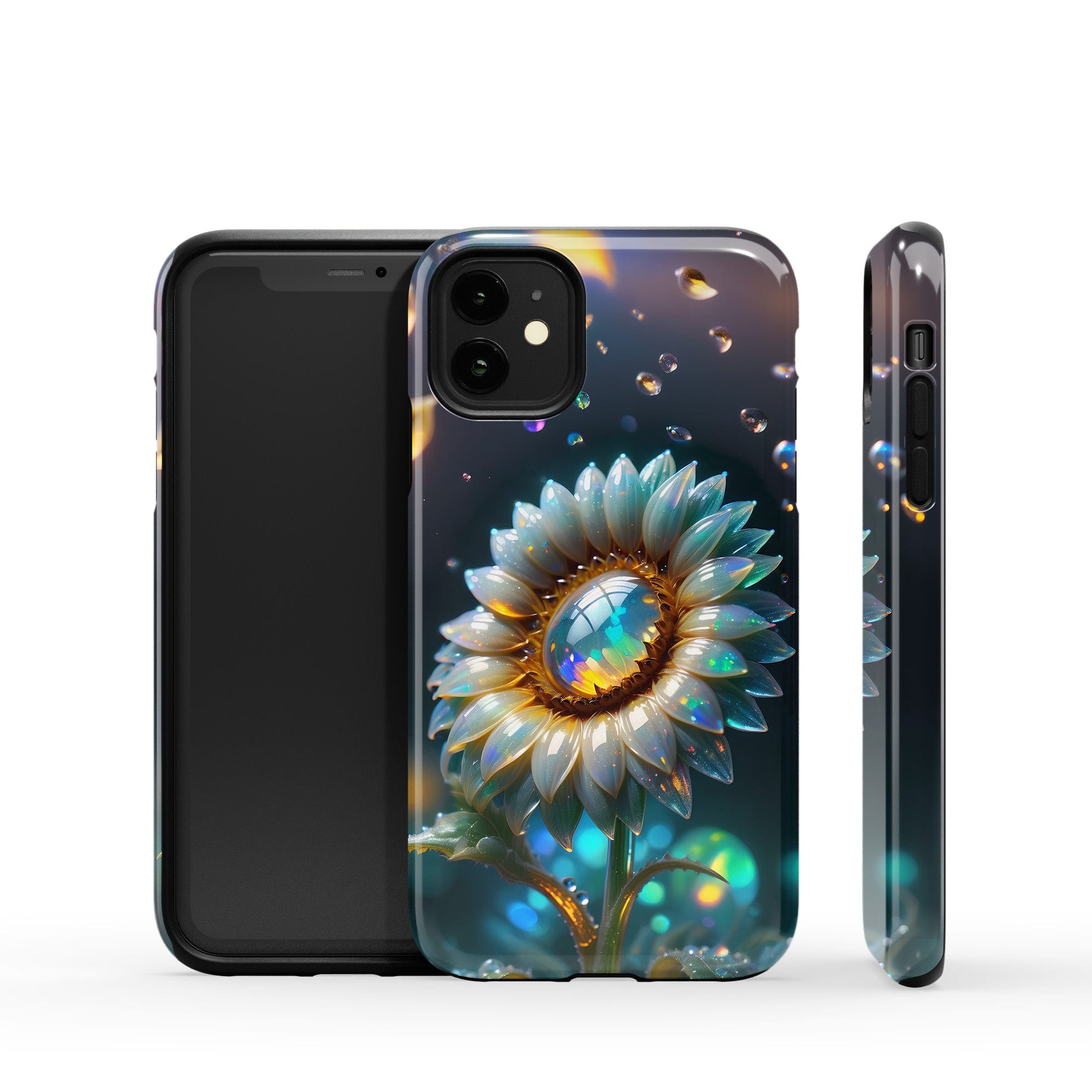 Sunshower | Crystal Flower Sunflower Case for iPhone 11