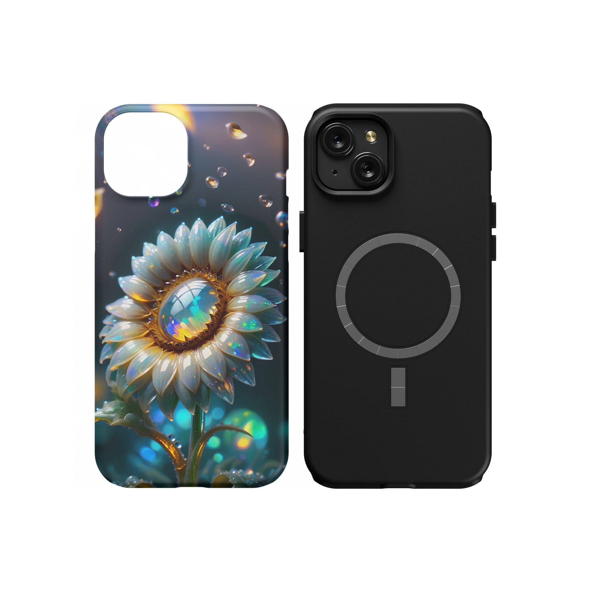 Sunshower | Crystal Flower Sunflower Case for iPhone 15 Plus