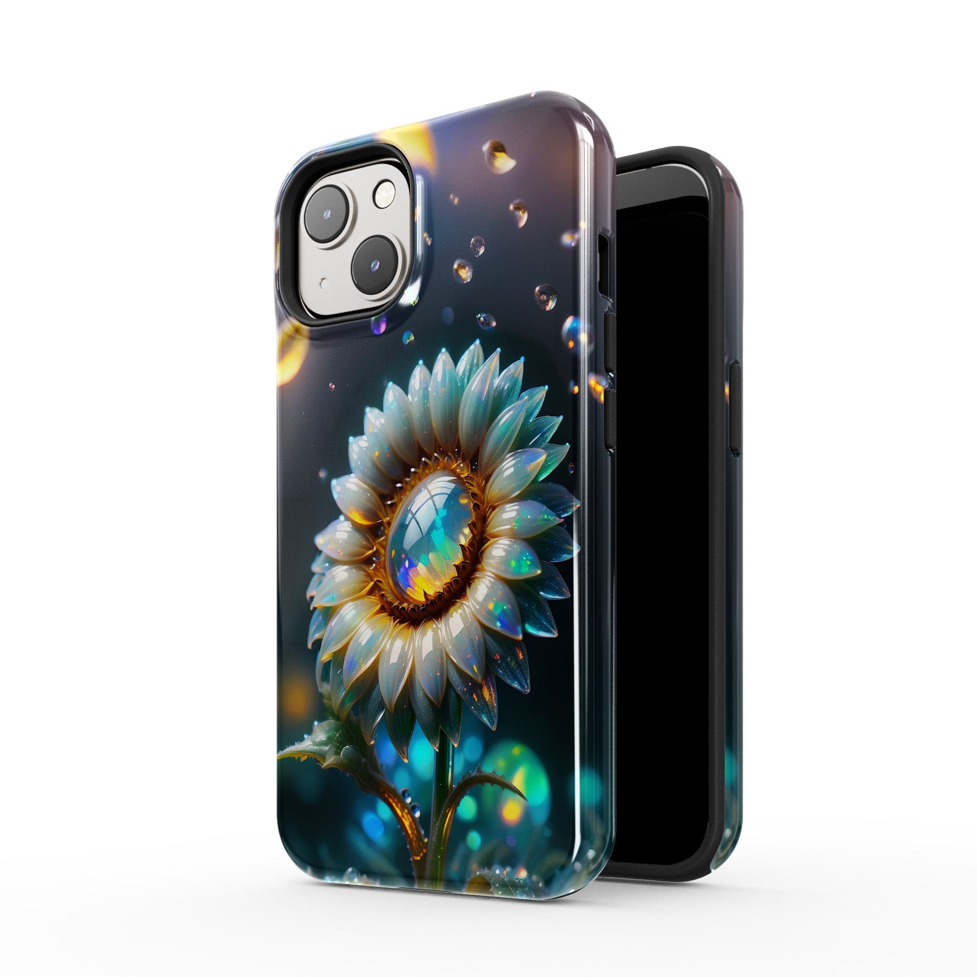 Sunshower | Crystal Flower Sunflower Case for iPhone 14 Plus