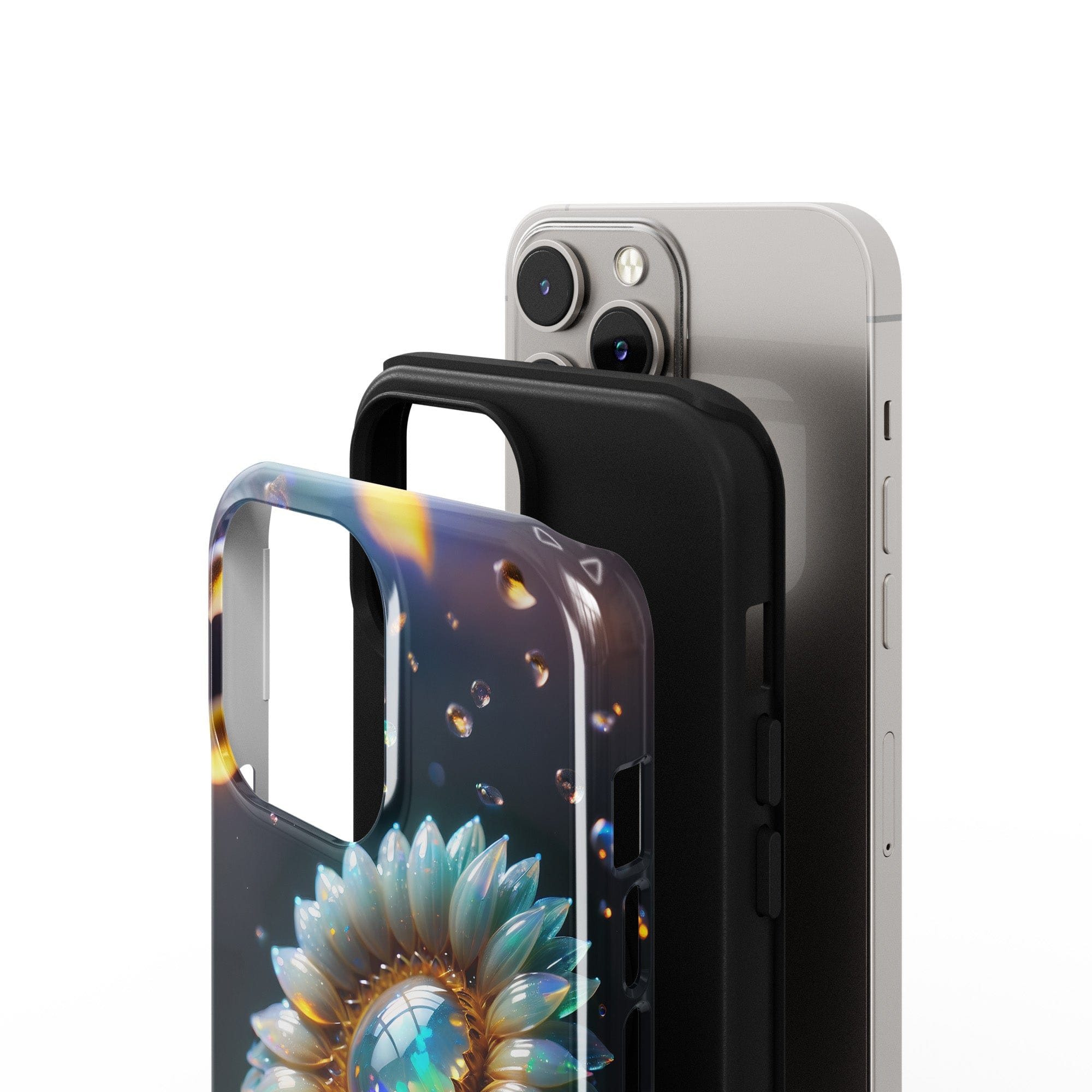 Sunshower | Crystal Flower Sunflower Case for iPhone 14 Pro Max