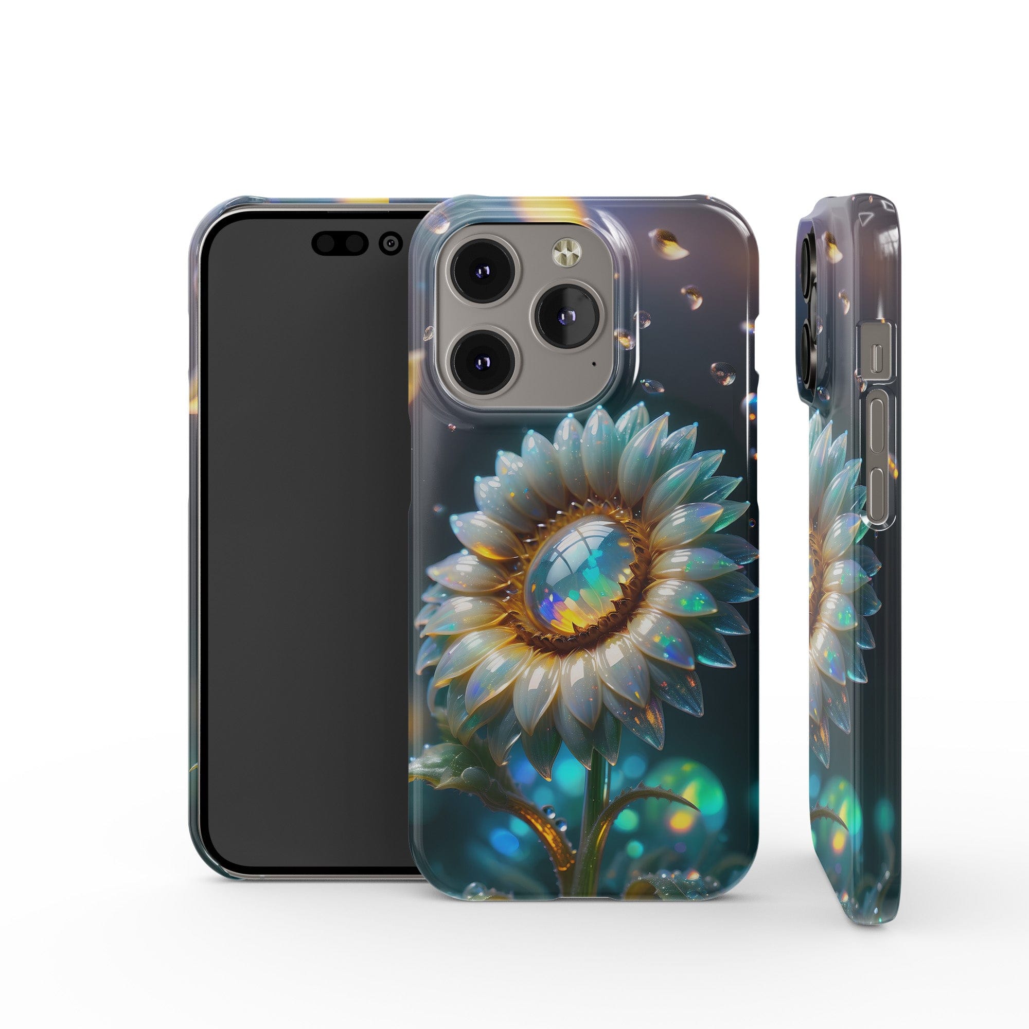 Sunshower | Crystal Flower Sunflower Case for iPhone 14 Pro