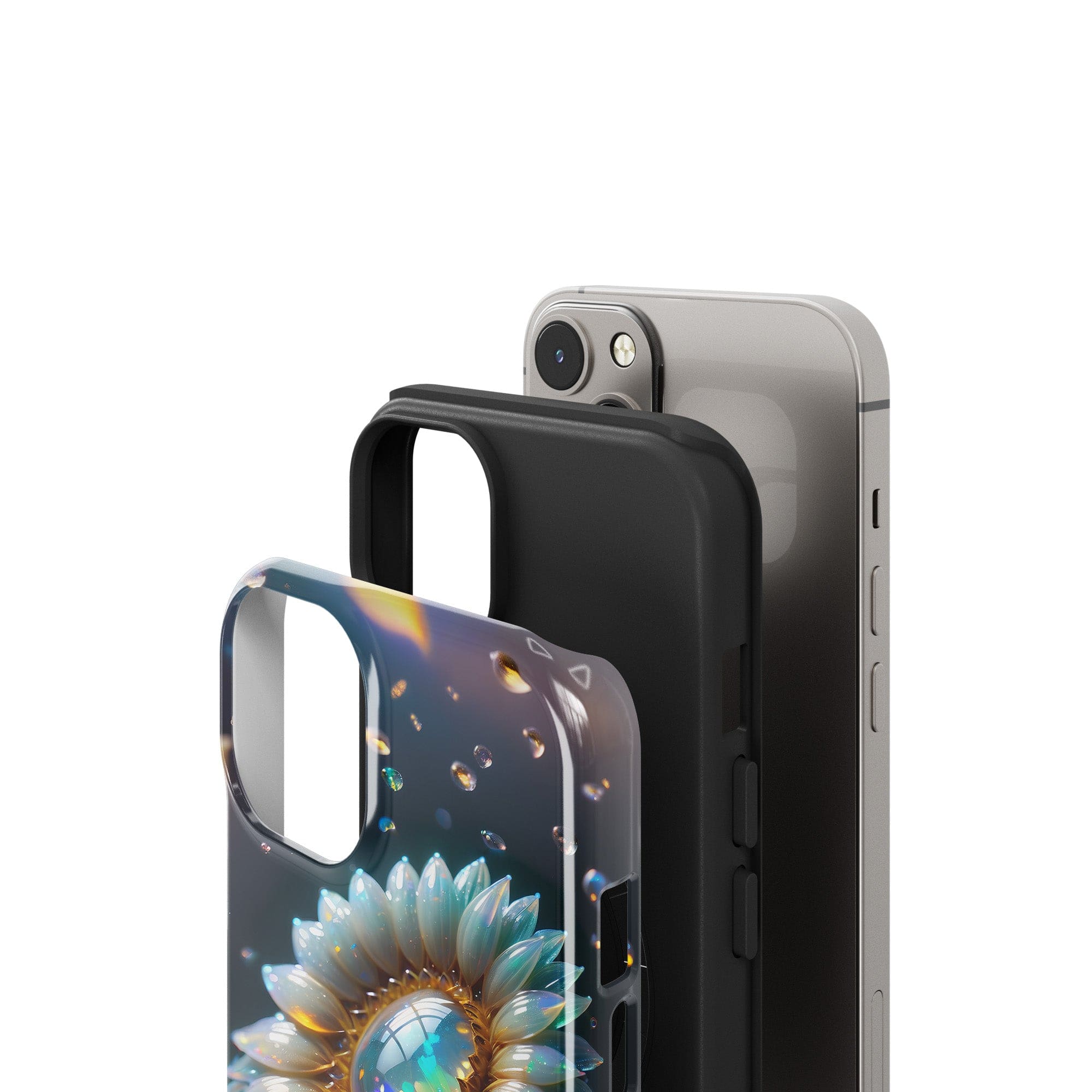 Sunshower | Crystal Flower Sunflower Case for iPhone 14