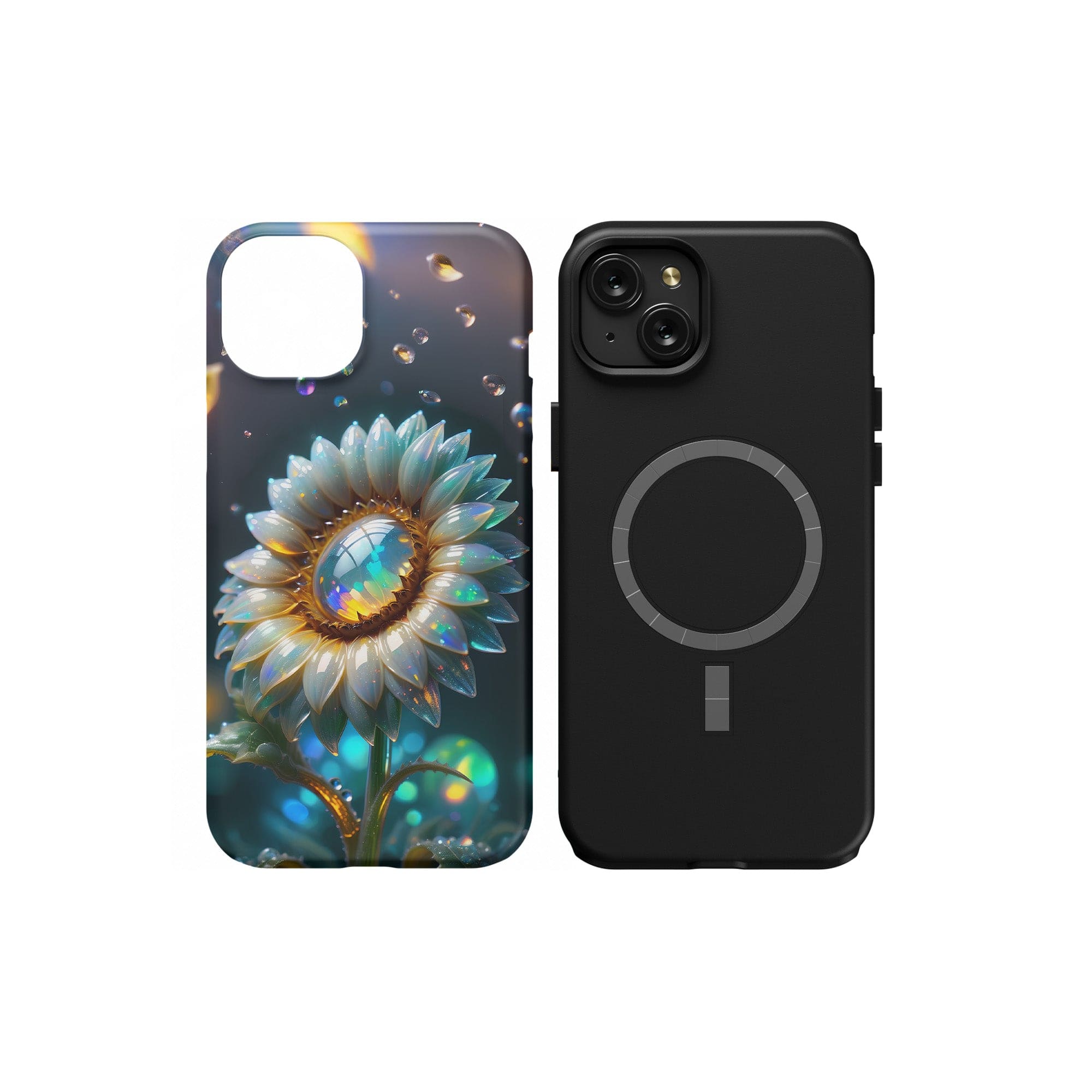 Sunshower | Crystal Flower Sunflower Case for iPhone 15