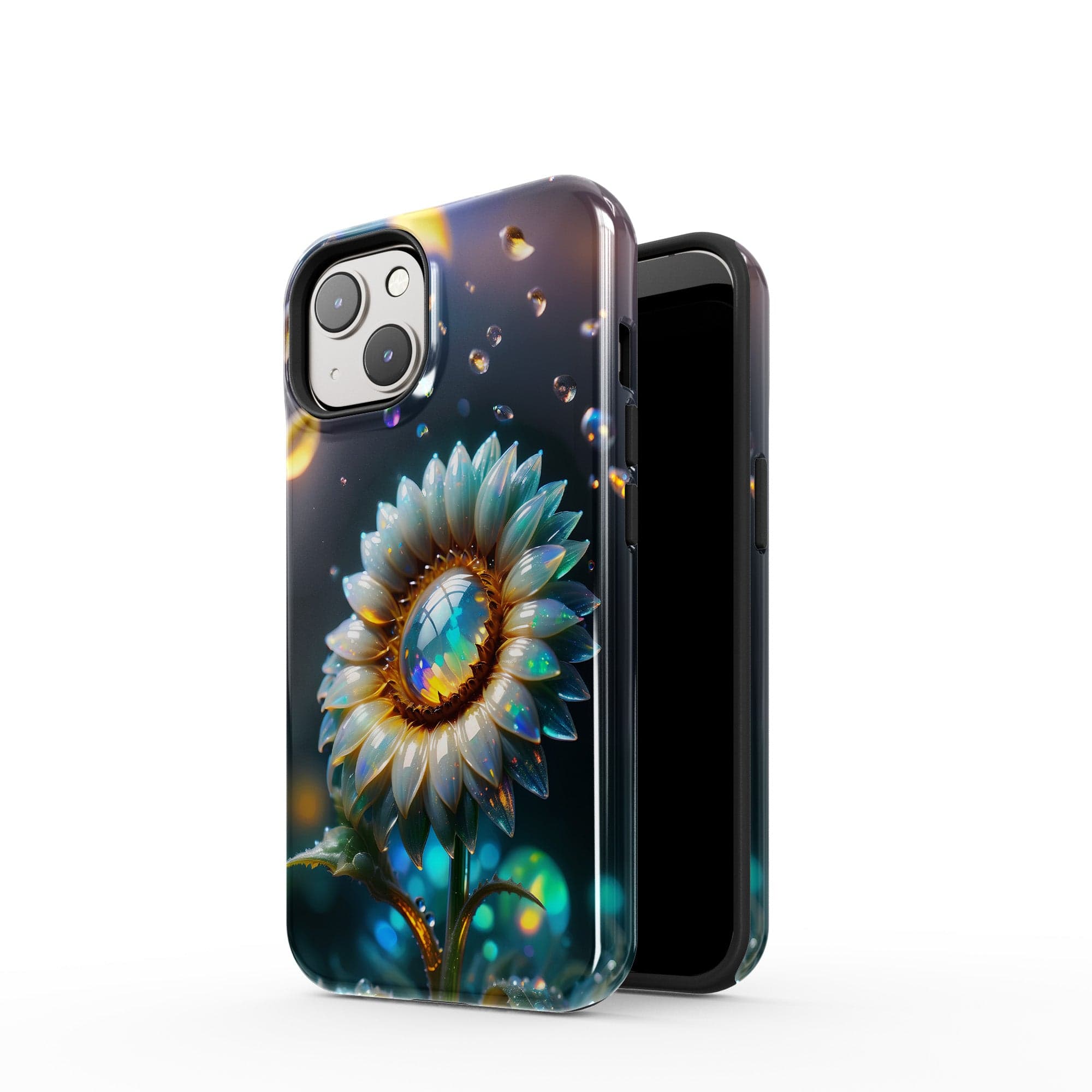 Sunshower | Crystal Flower Sunflower Case for iPhone 14