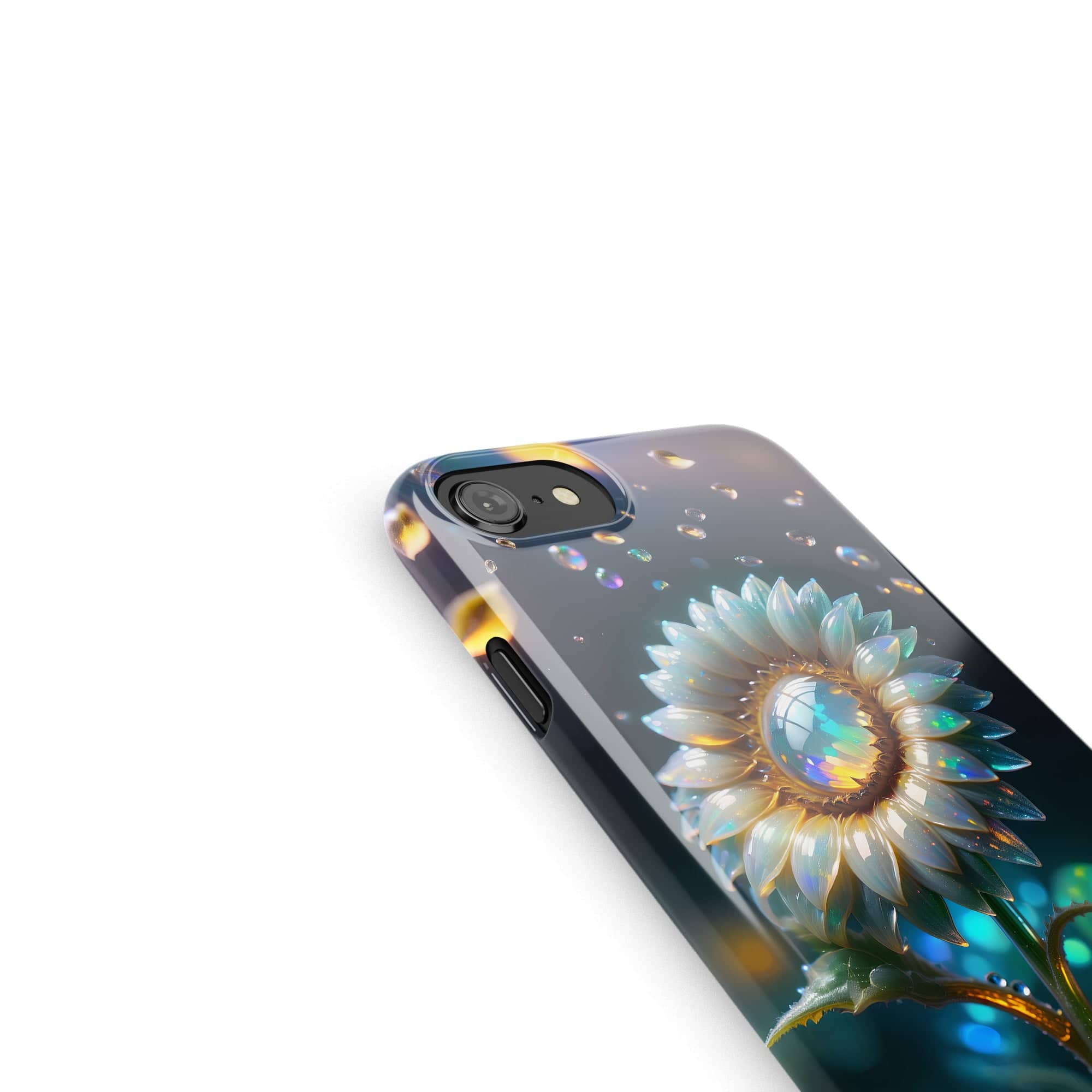 Sunshower | Crystal Flower Sunflower Case for iPhone SE