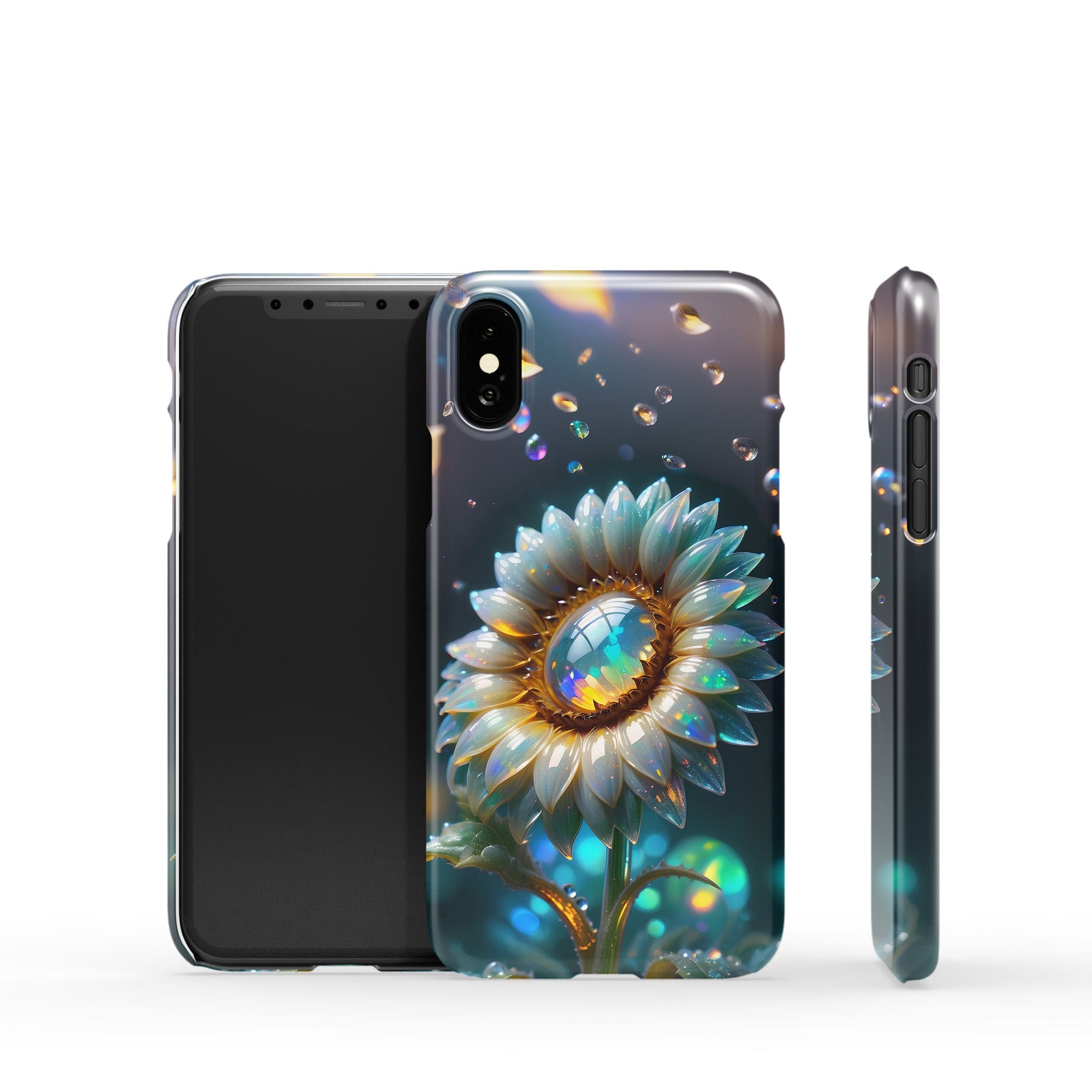 Sunshower | Crystal Flower Sunflower Case for iPhone X