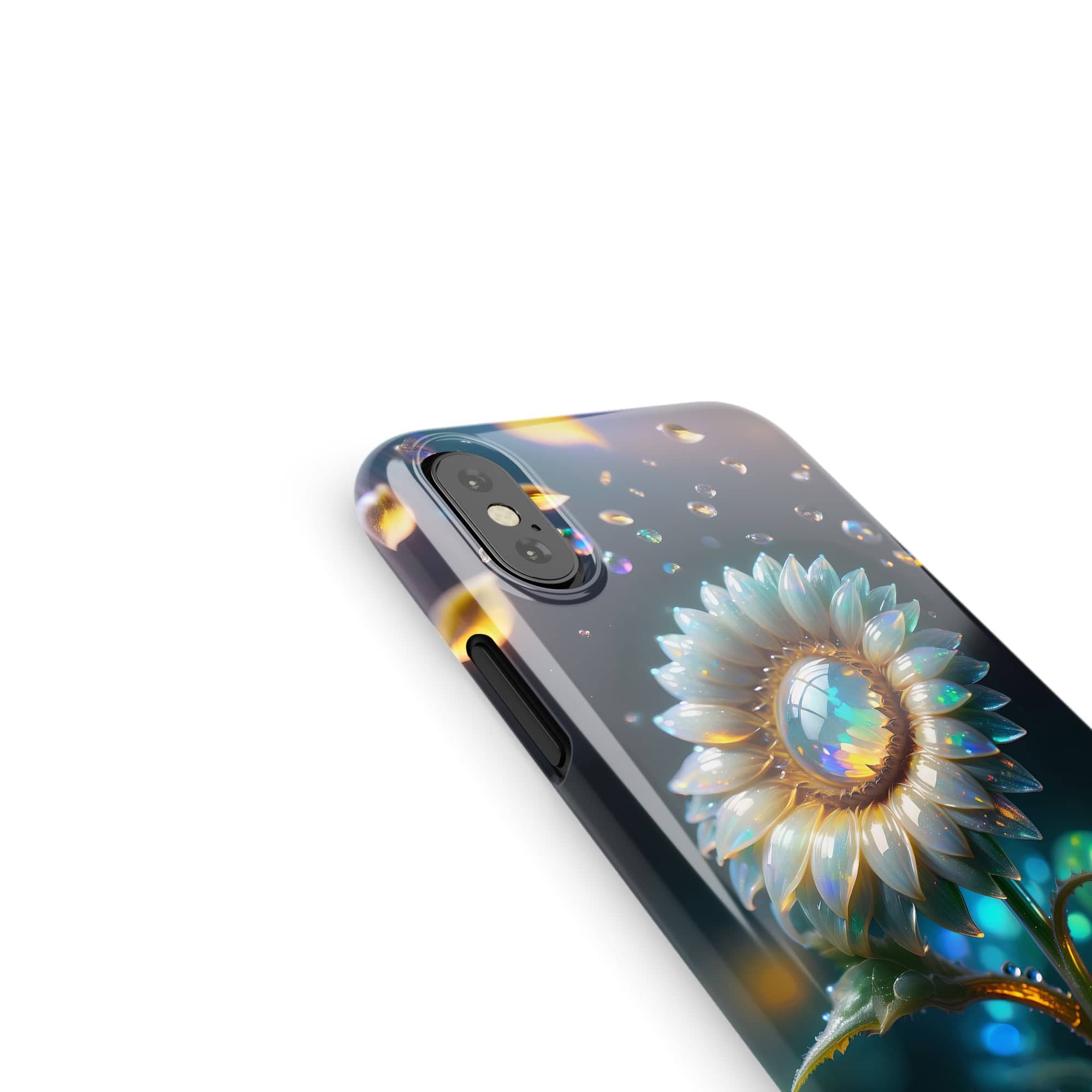 Sunshower | Crystal Flower Sunflower Case for iPhone X