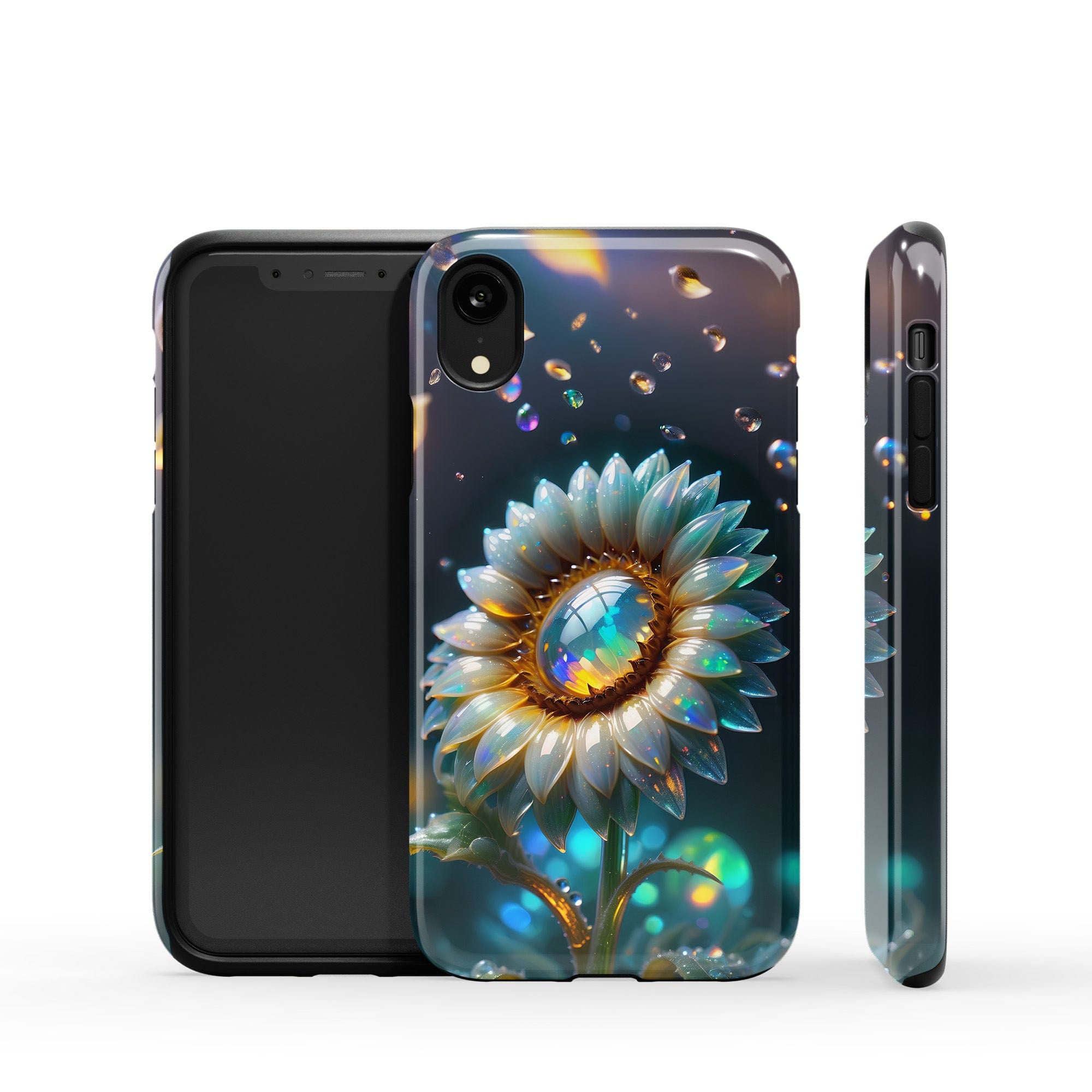 Sunshower | Crystal Flower Sunflower Case for iPhone XR