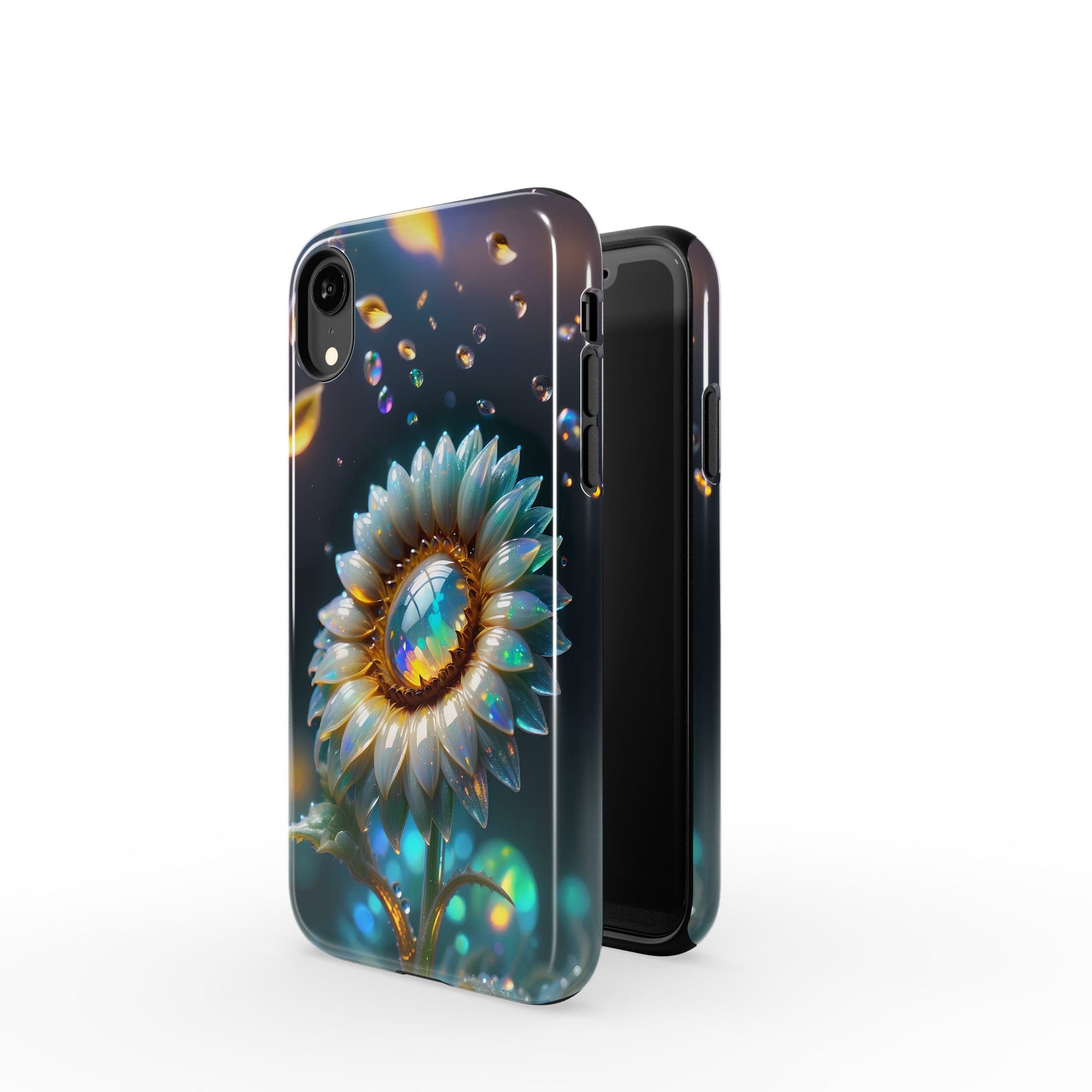 Sunshower | Crystal Flower Sunflower Case for iPhone XR