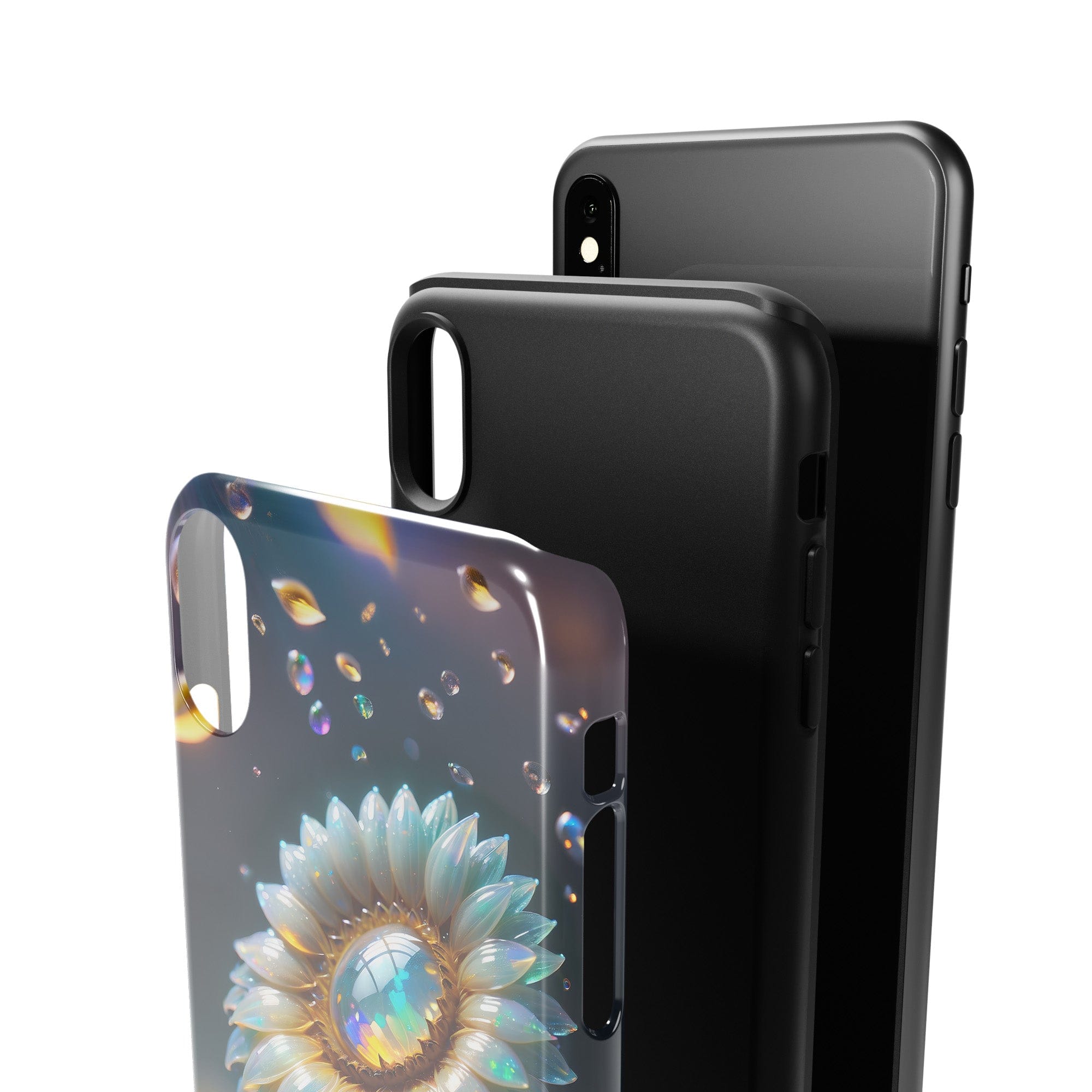 Sunshower | Crystal Flower Sunflower Case for iPhone XS Max